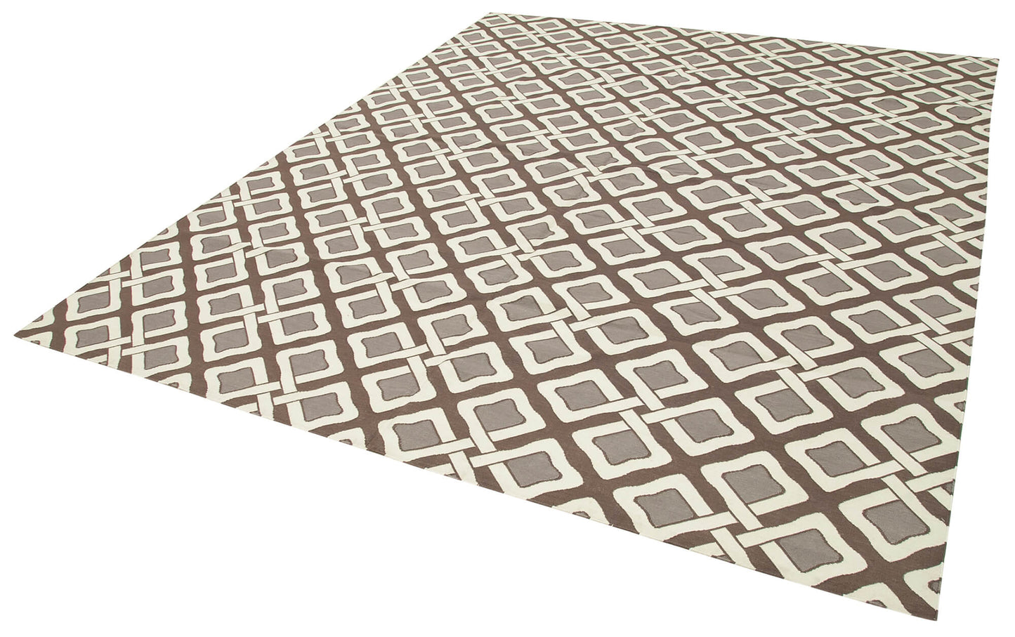 8x10 Brown Dhurrie Rug - 32476