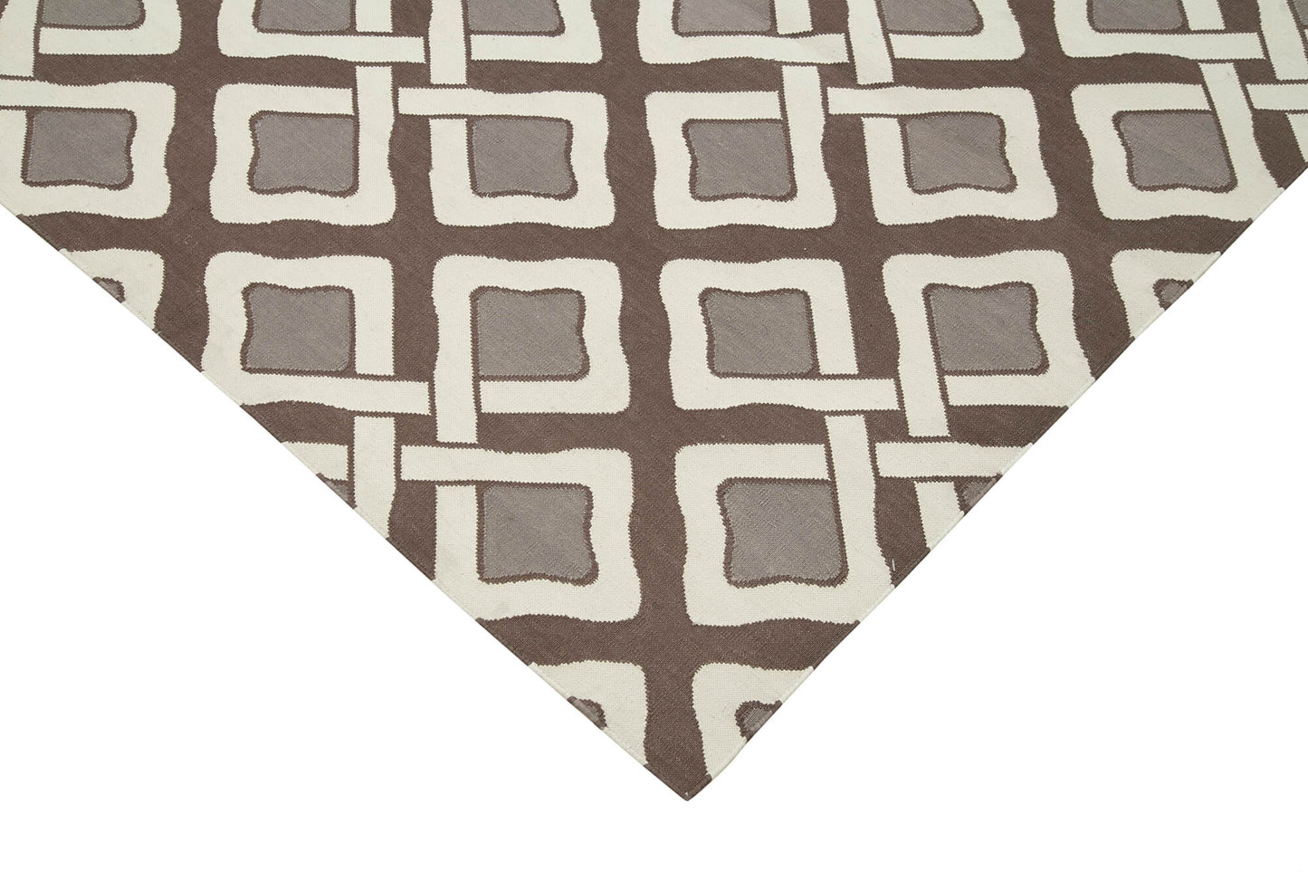 8x10 Brown Dhurrie Rug - 32476