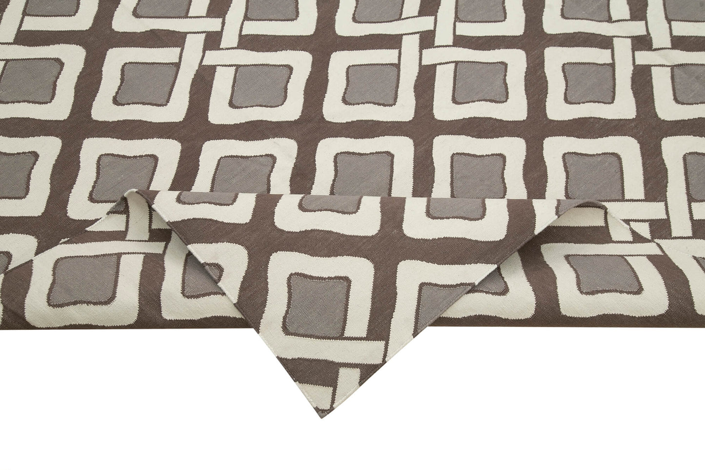 8x10 Brown Dhurrie Rug - 32476