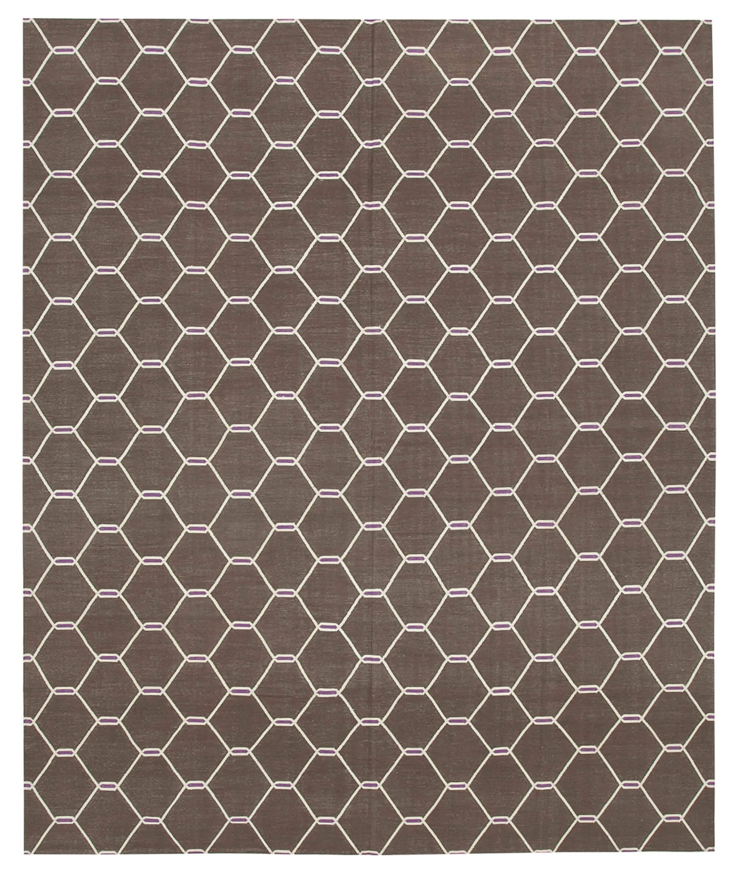 8x10 Brown Dhurrie Rug - 32480