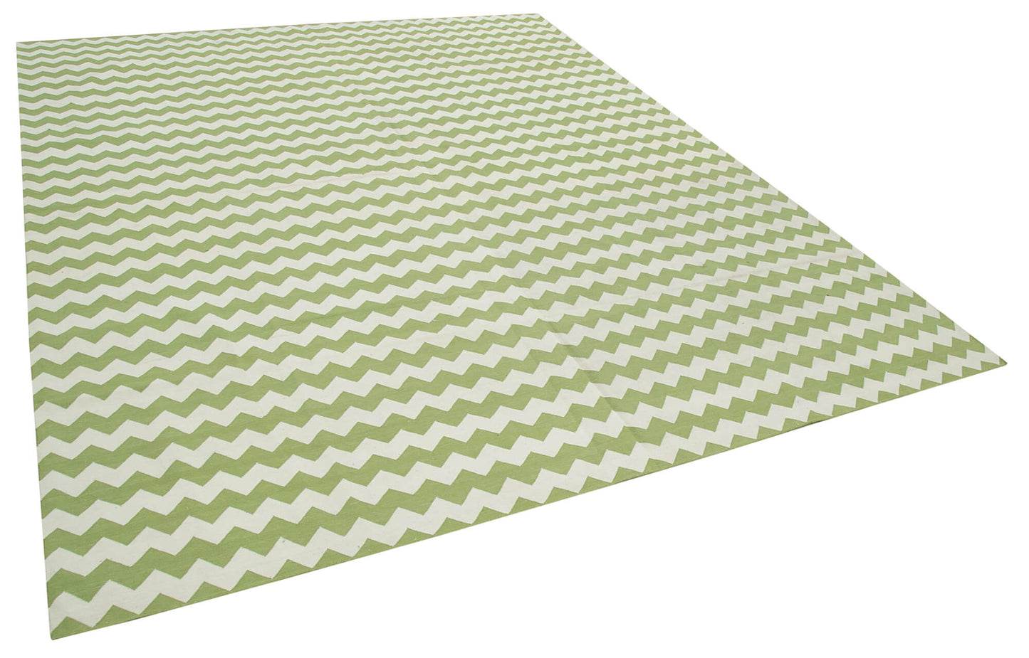 8x10 Green Dhurrie Rug - 32483