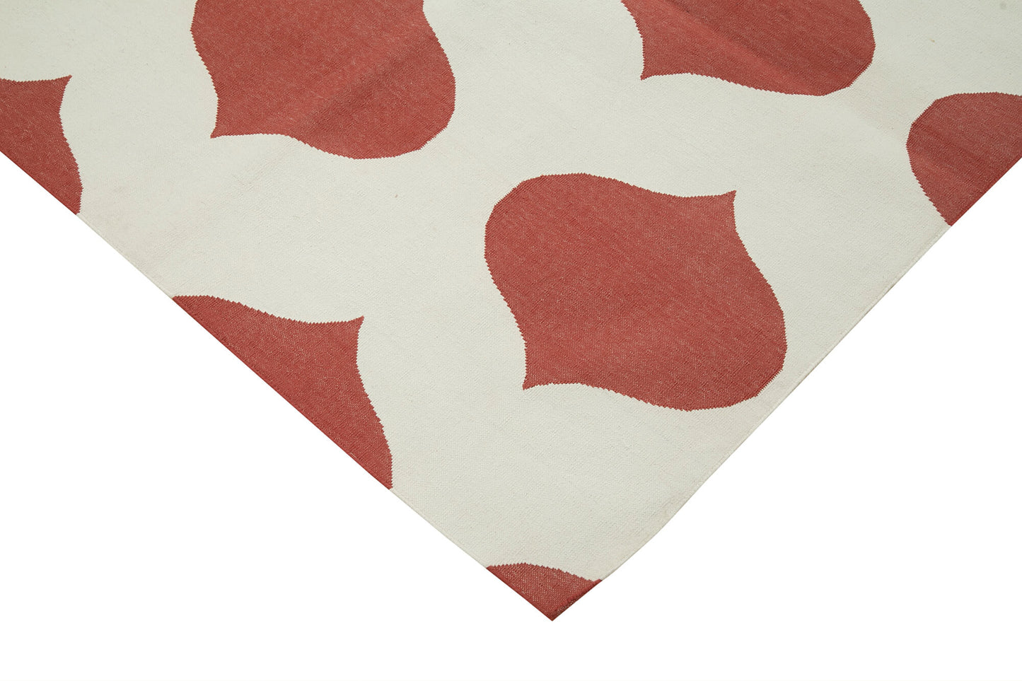 8x10 Red Dhurrie Rug - 32491