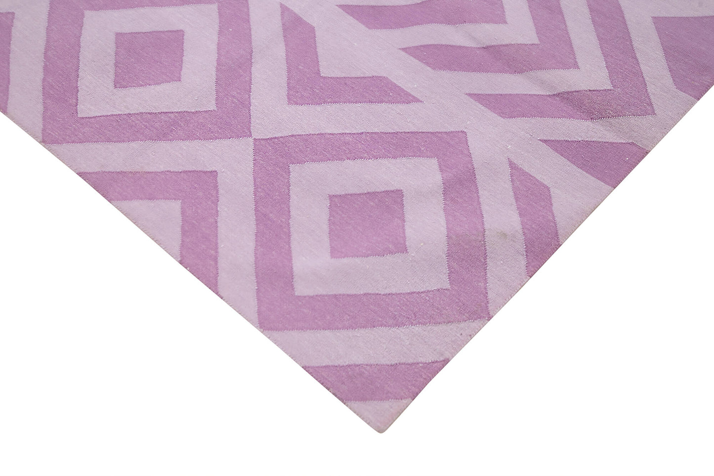 8x10 Purple Dhurrie Rug - 32493