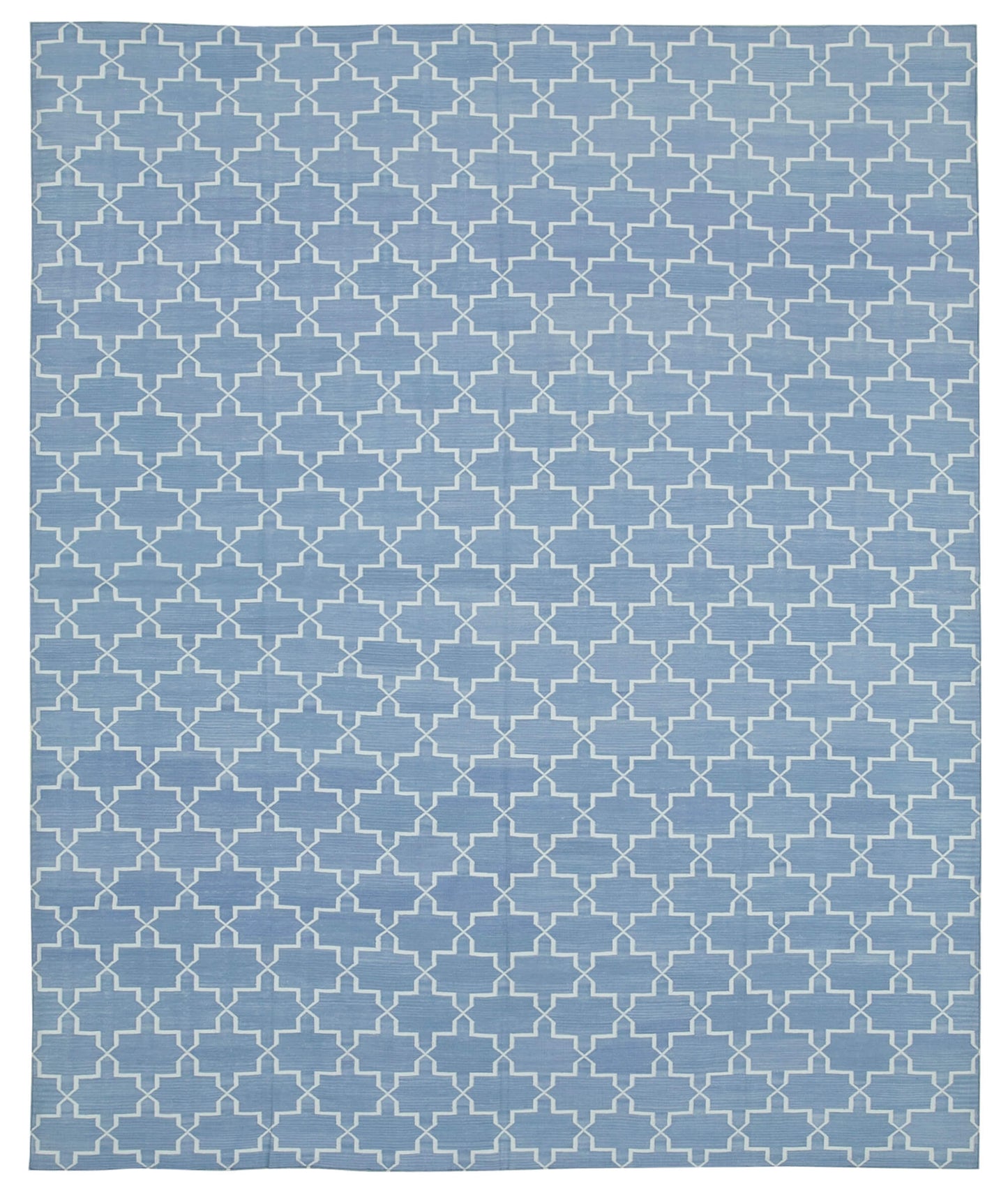 8x10 Blue Dhurrie Rug - 32497