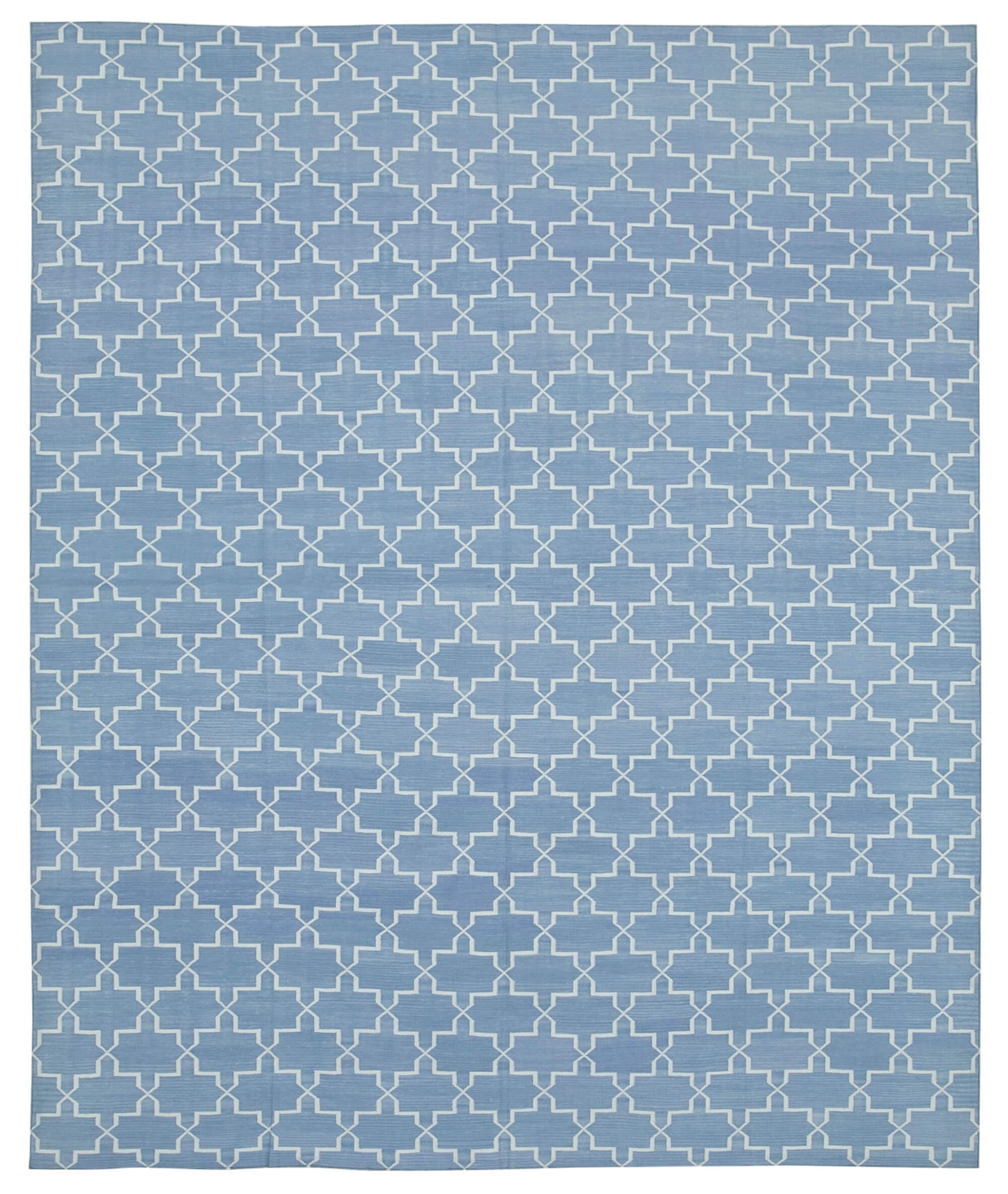 8x10 Blue Dhurrie Rug - 32497