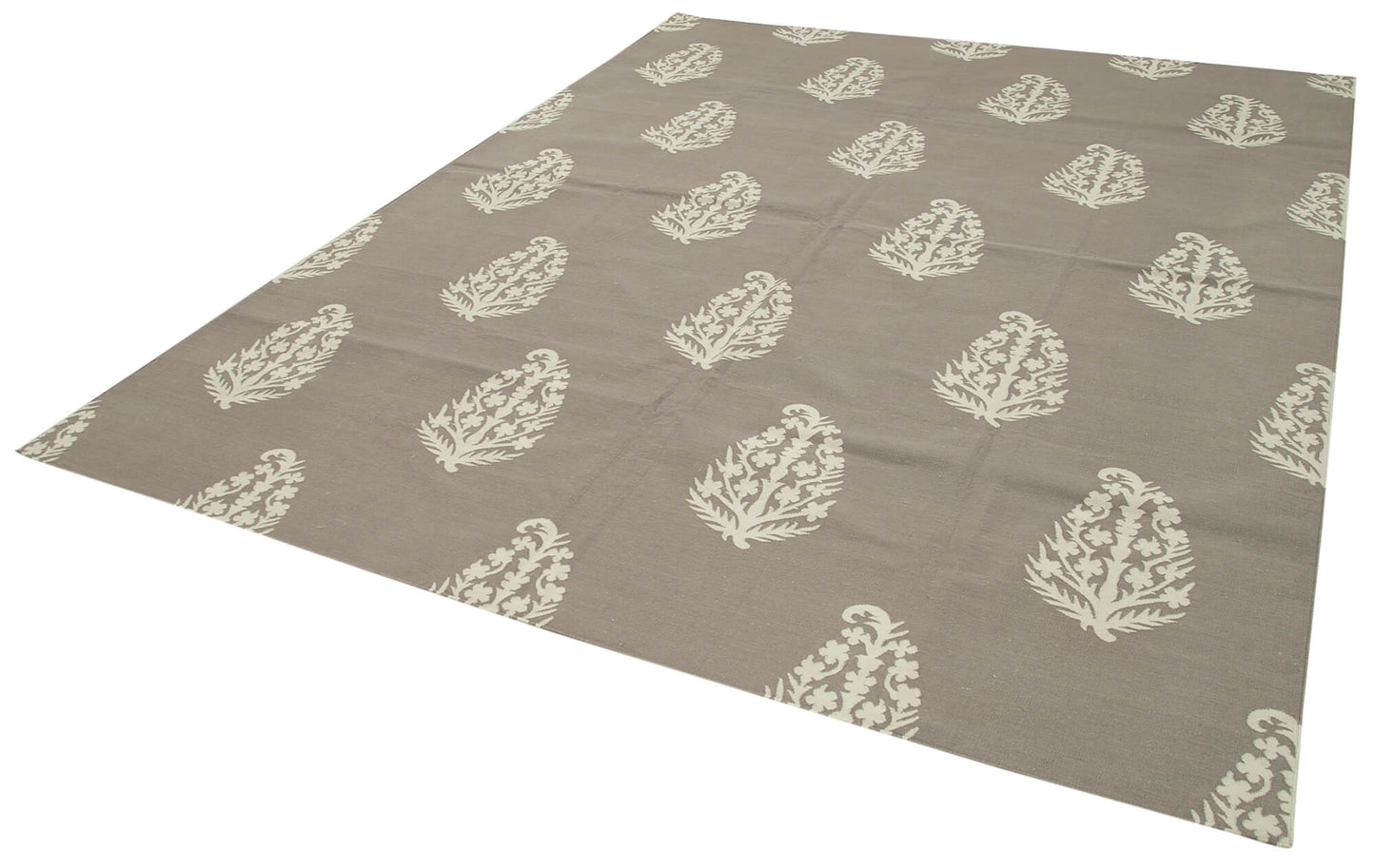 8x10 Brown Dhurrie Rug - 32498