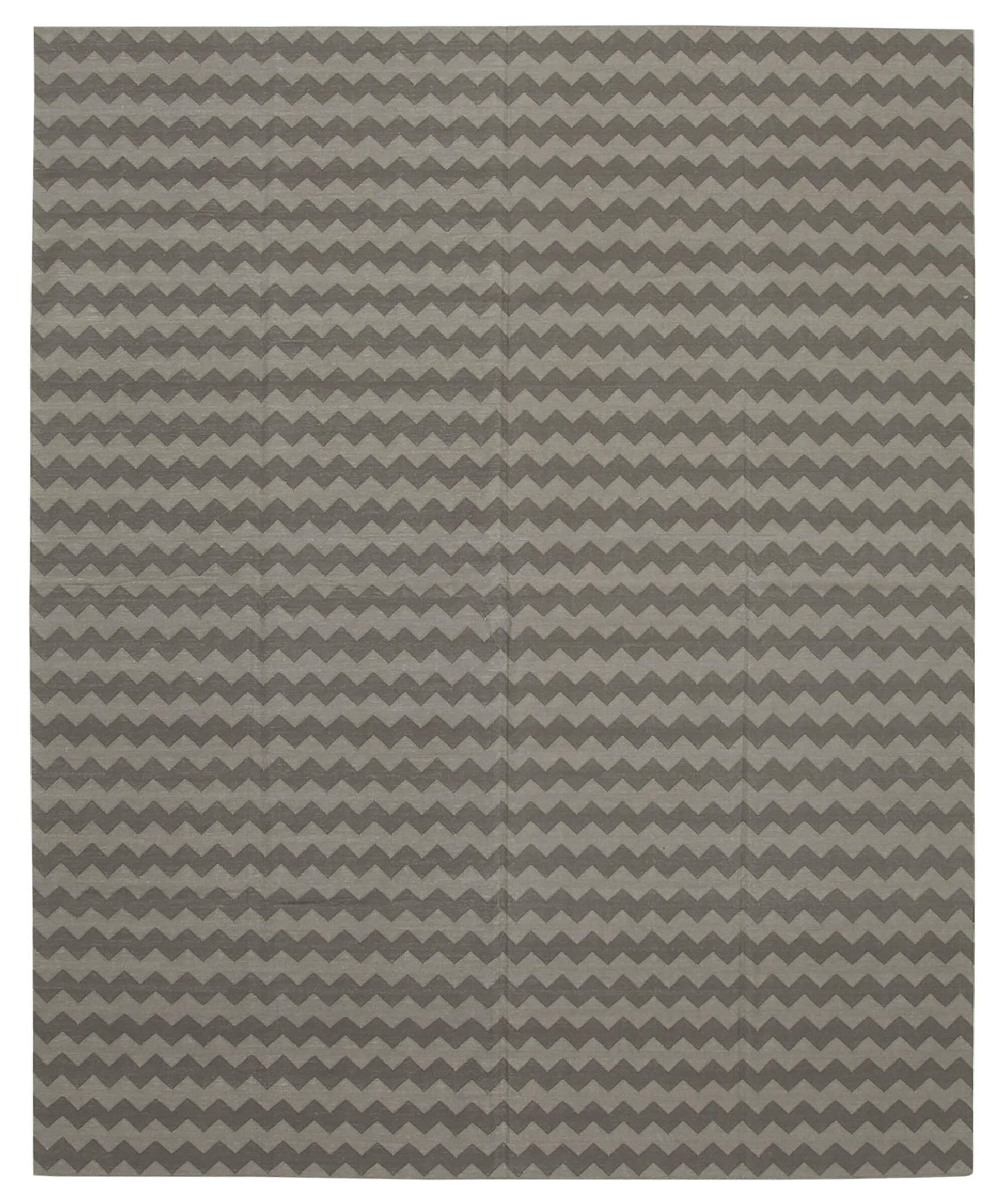 8x10 Brown Dhurrie Rug - 32500