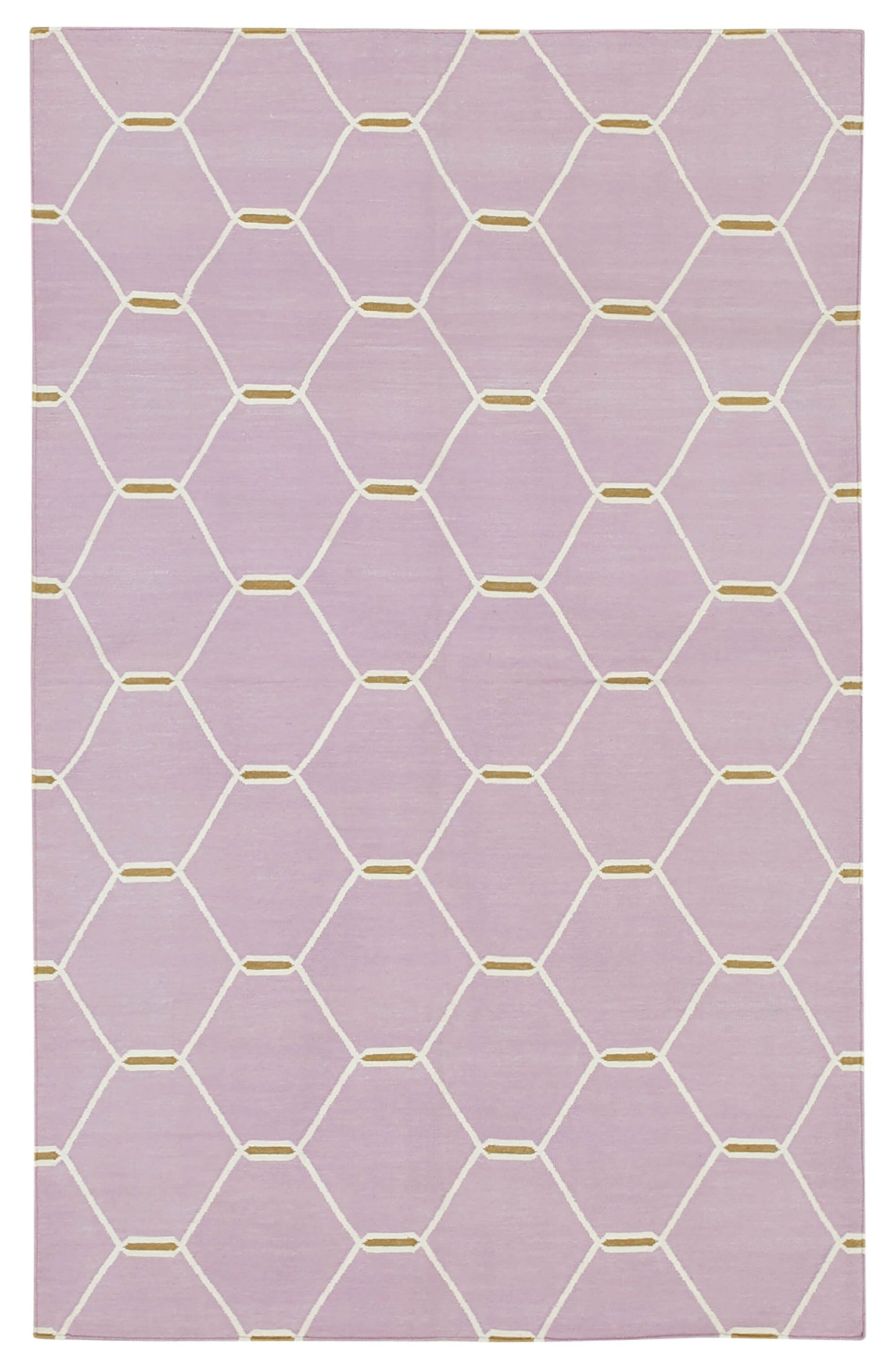 4x6 Purple Dhurrie Rug - 32503