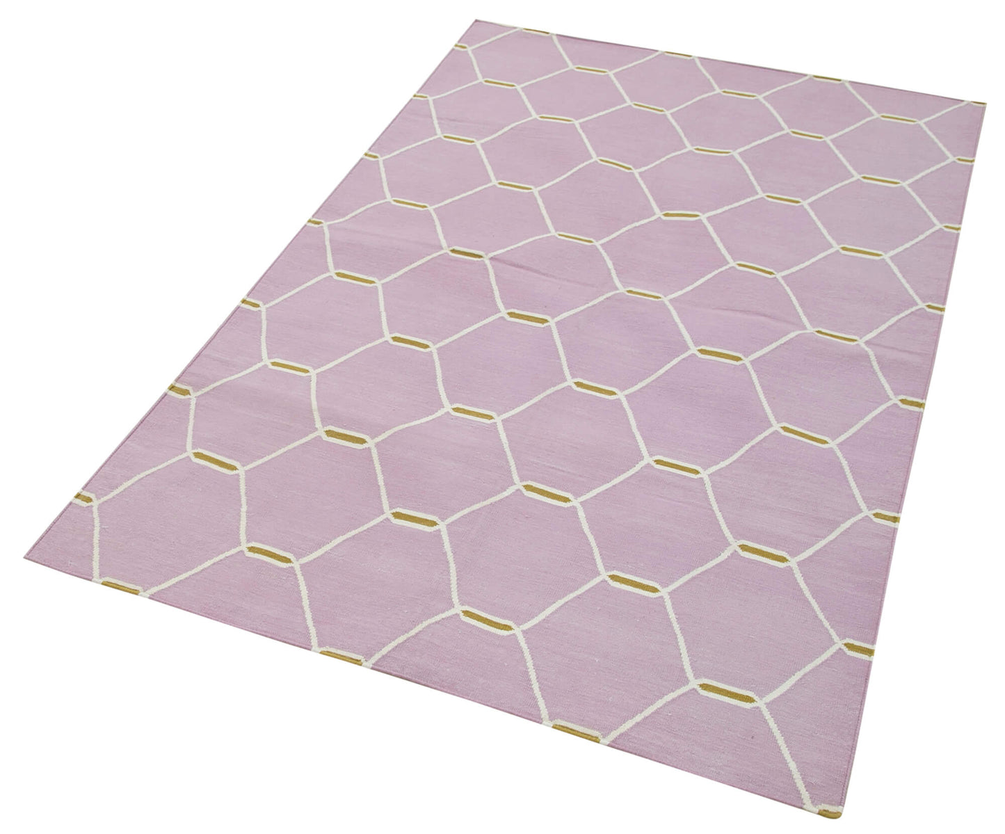 4x6 Purple Dhurrie Rug - 32503