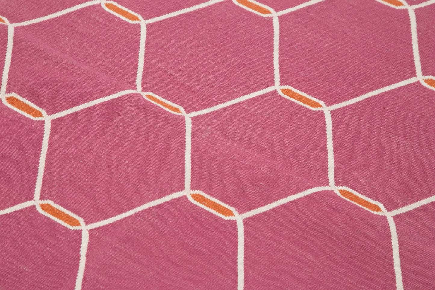 4x6 Pink Dhurrie Rug - 32513