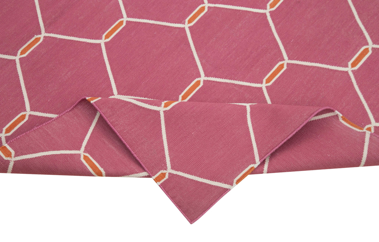 4x6 Pink Dhurrie Rug - 32513