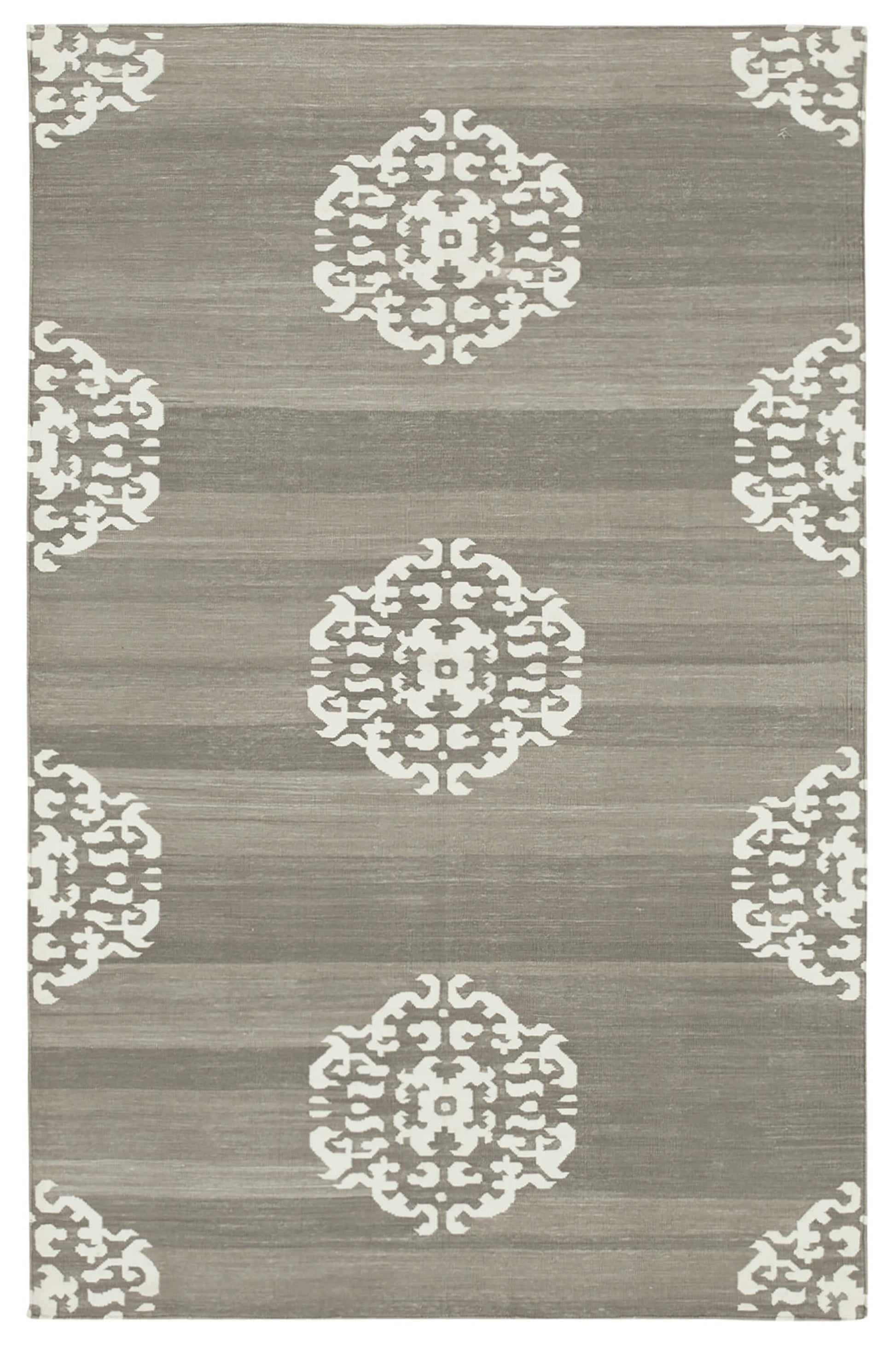 4x6 Beige Dhurrie Rug - 32514