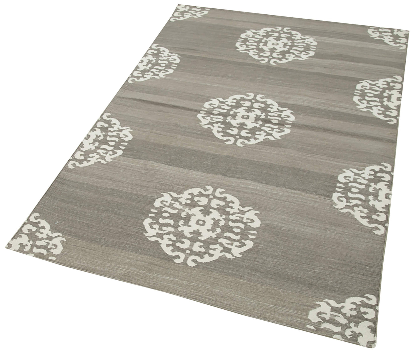 4x6 Beige Dhurrie Rug - 32514