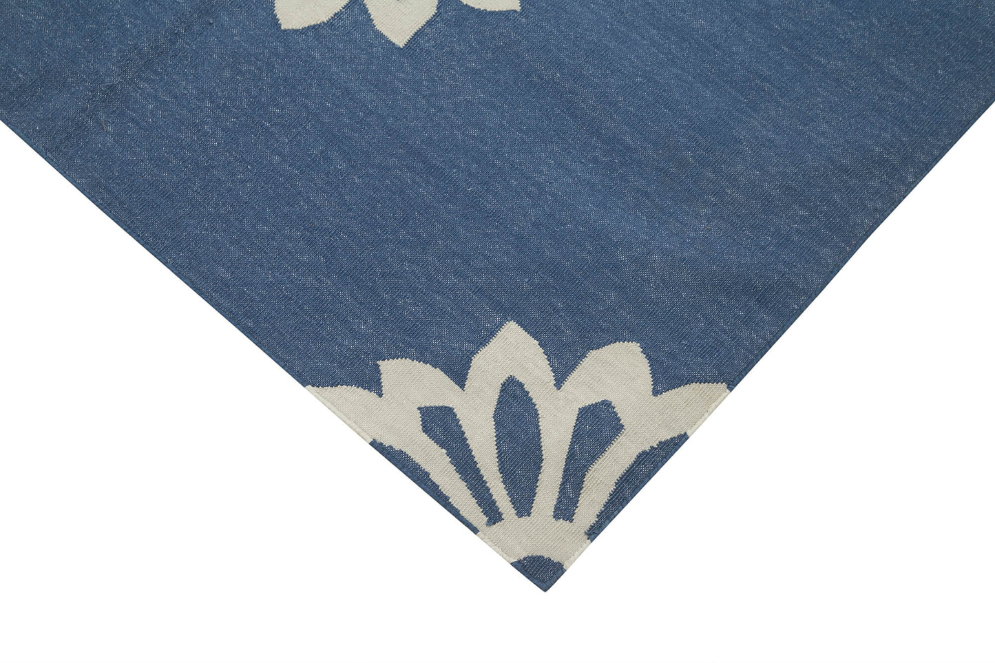 4x5 Blue Dhurrie Rug - 32519