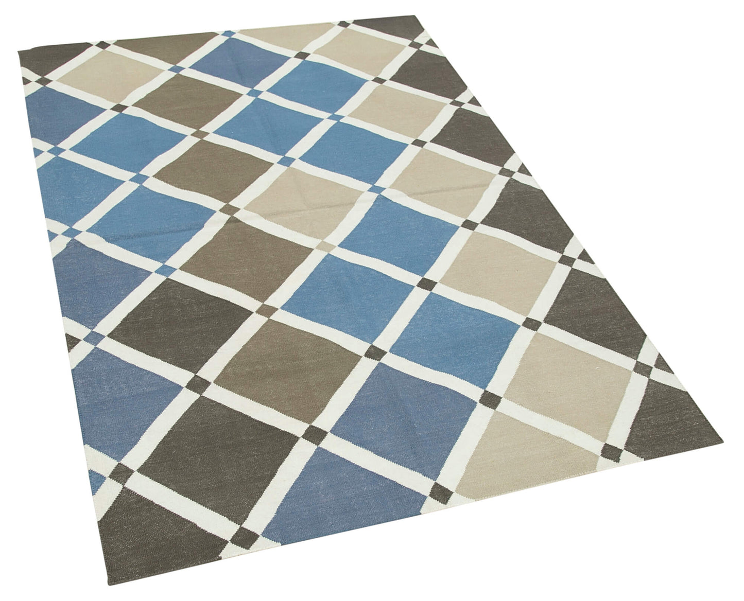 3x5 Blue Dhurrie Rug - 32524