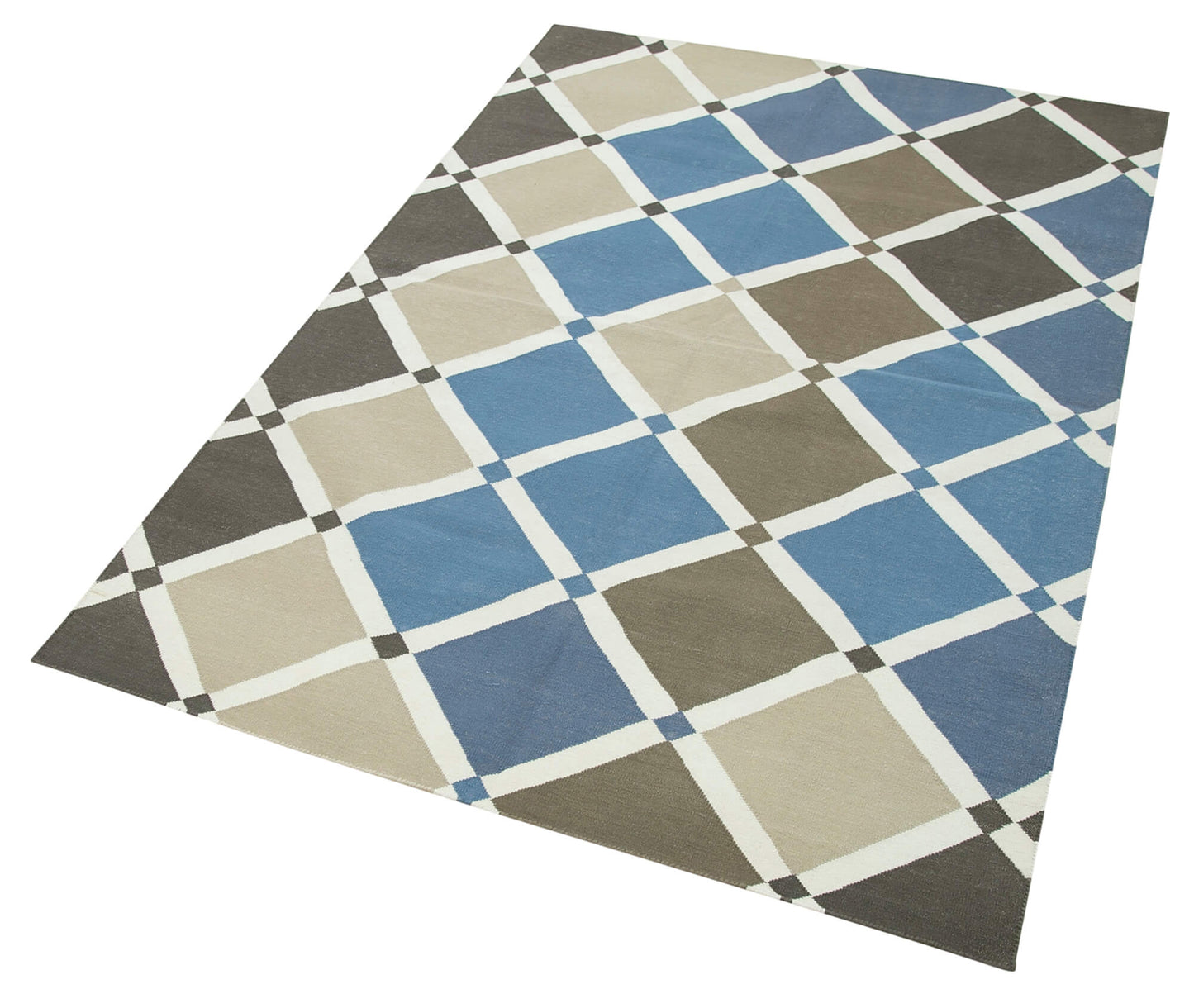 3x5 Blue Dhurrie Rug - 32524