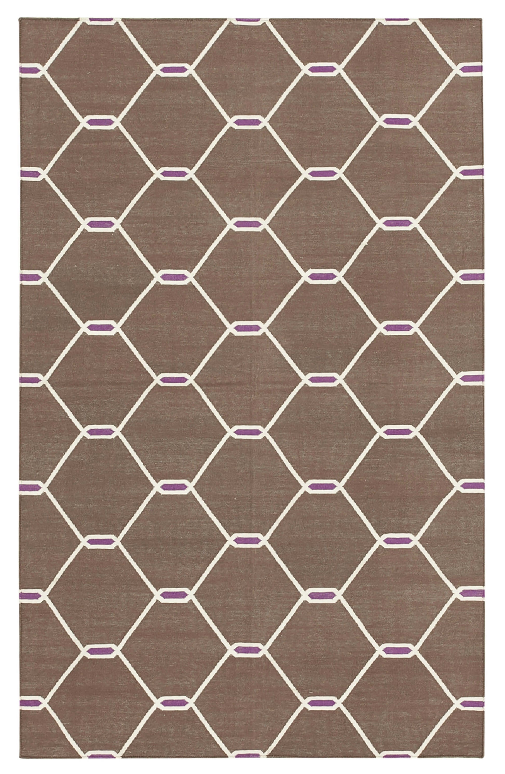 3x5 Brown Dhurrie Rug - 32525