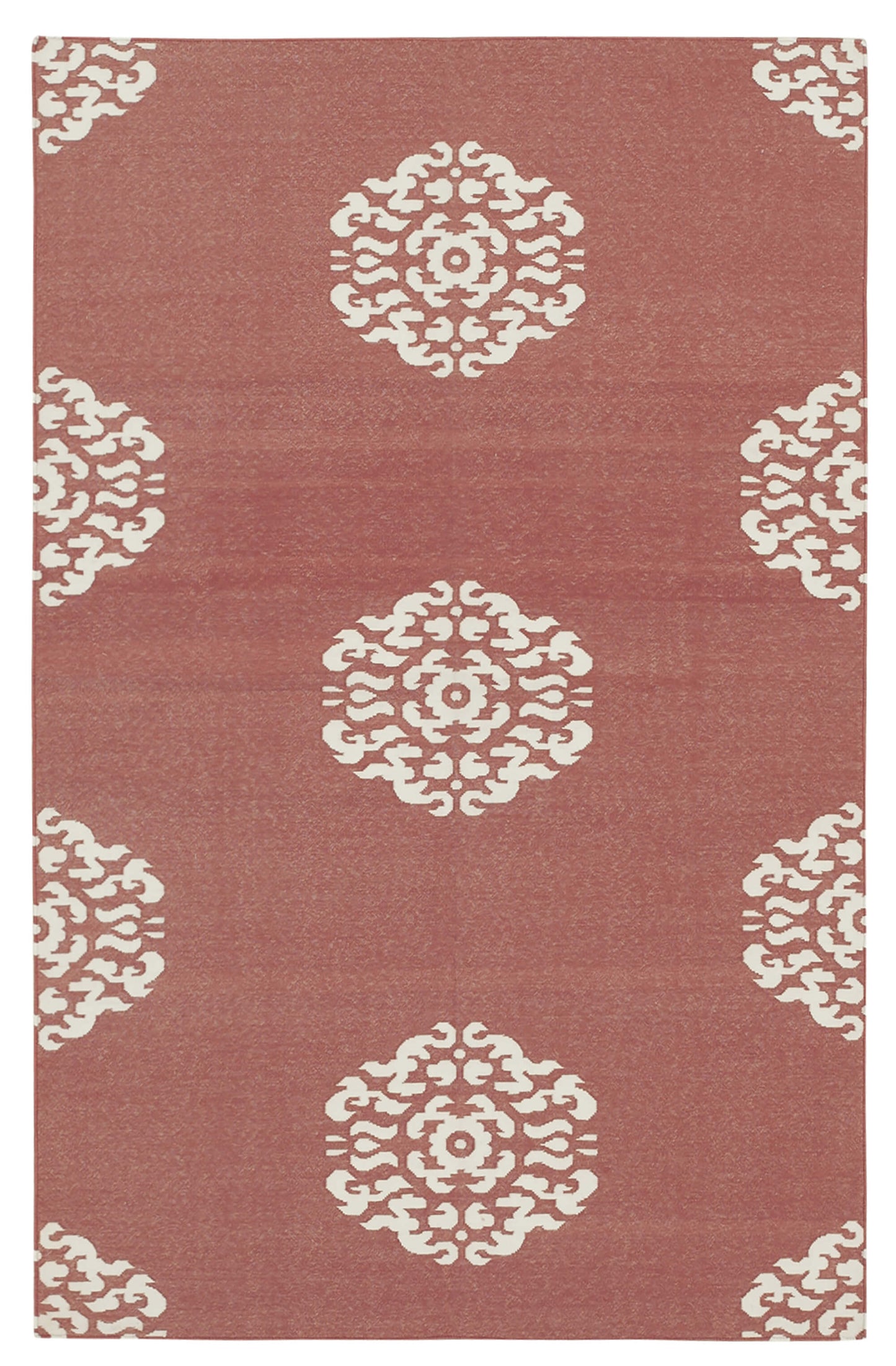 4x6 Red Dhurrie Rug - 32530