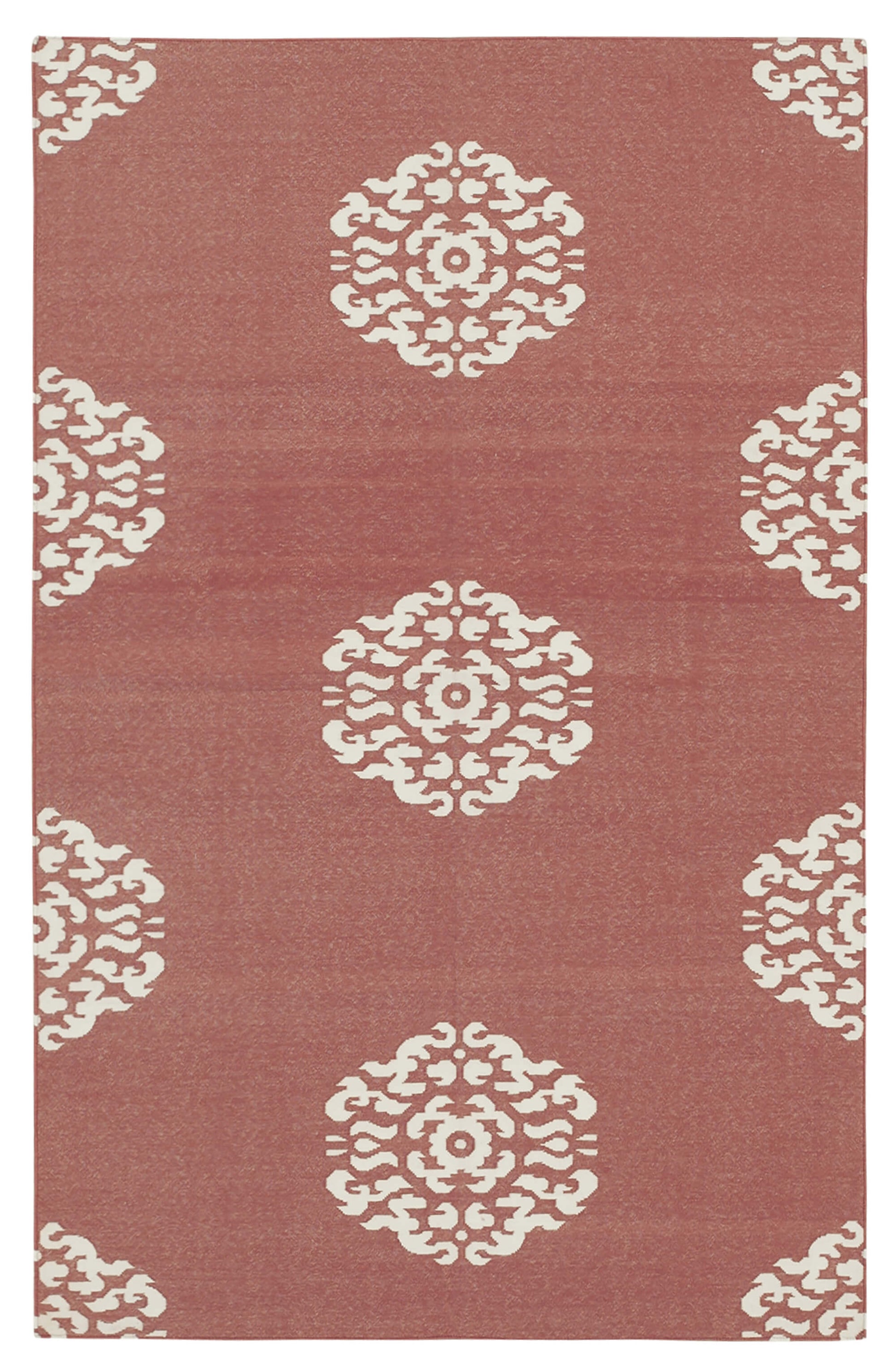 4x6 Red Dhurrie Rug - 32530