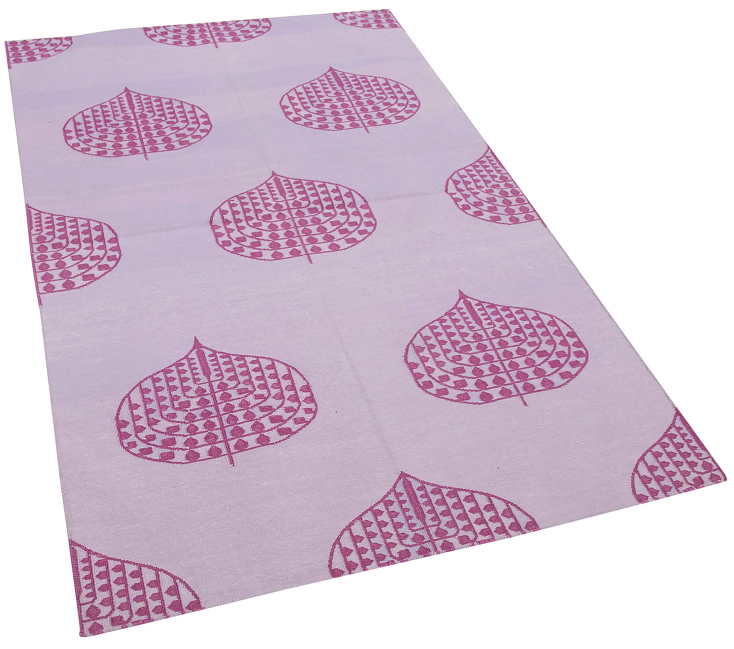 3x5 Fuchsia Dhurrie Rug - 32536