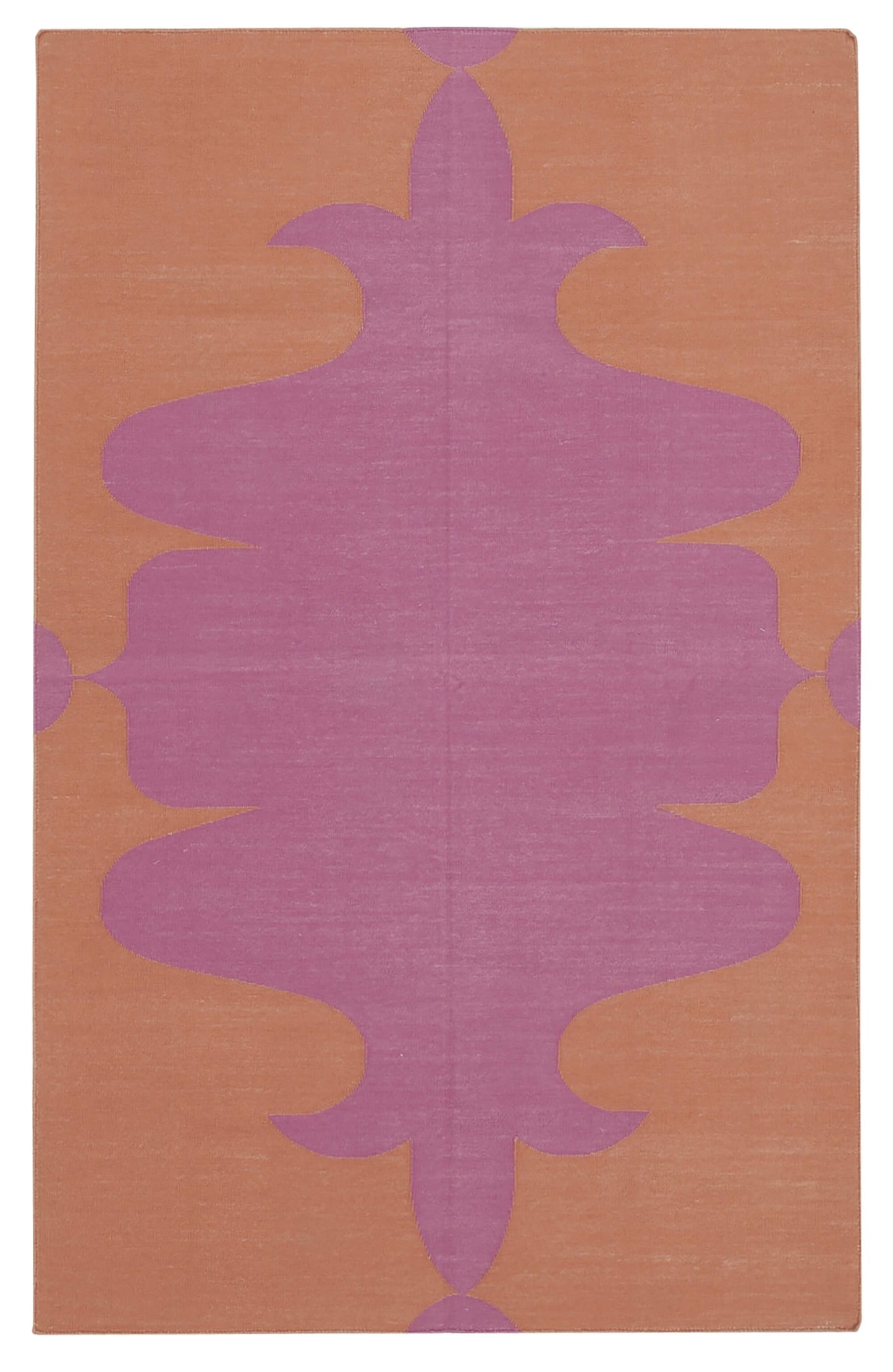 3x5 Fuchsia Dhurrie Rug - 32543