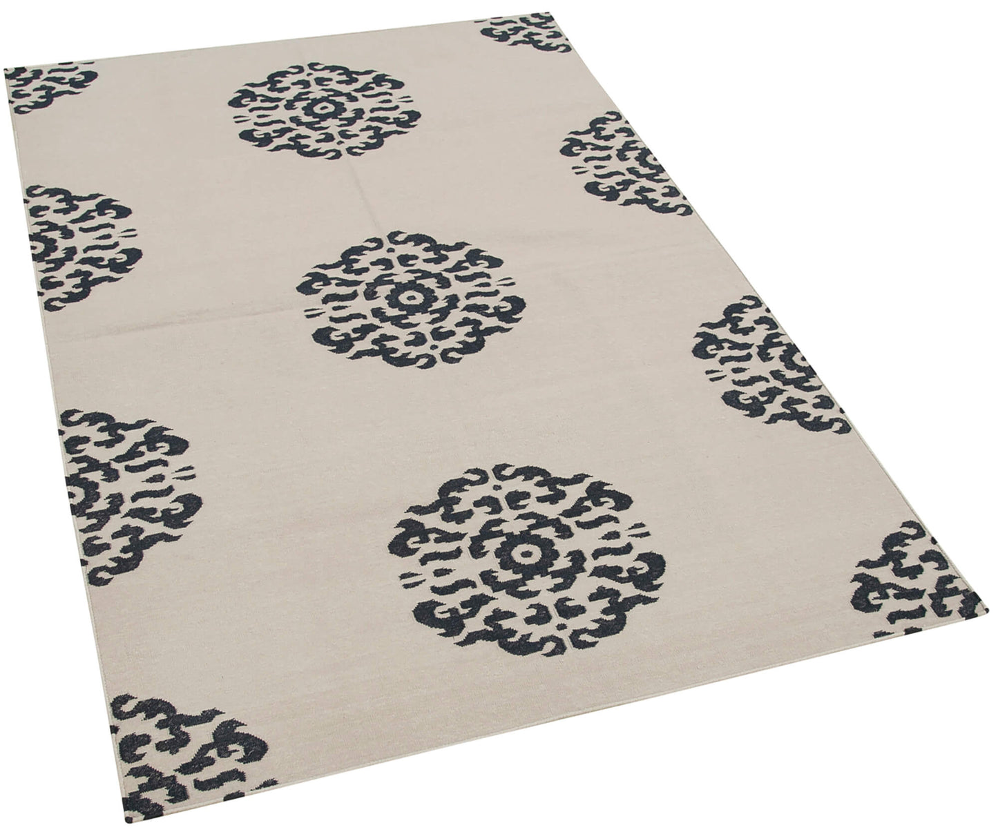 3x5 Black Dhurrie Rug - 32546