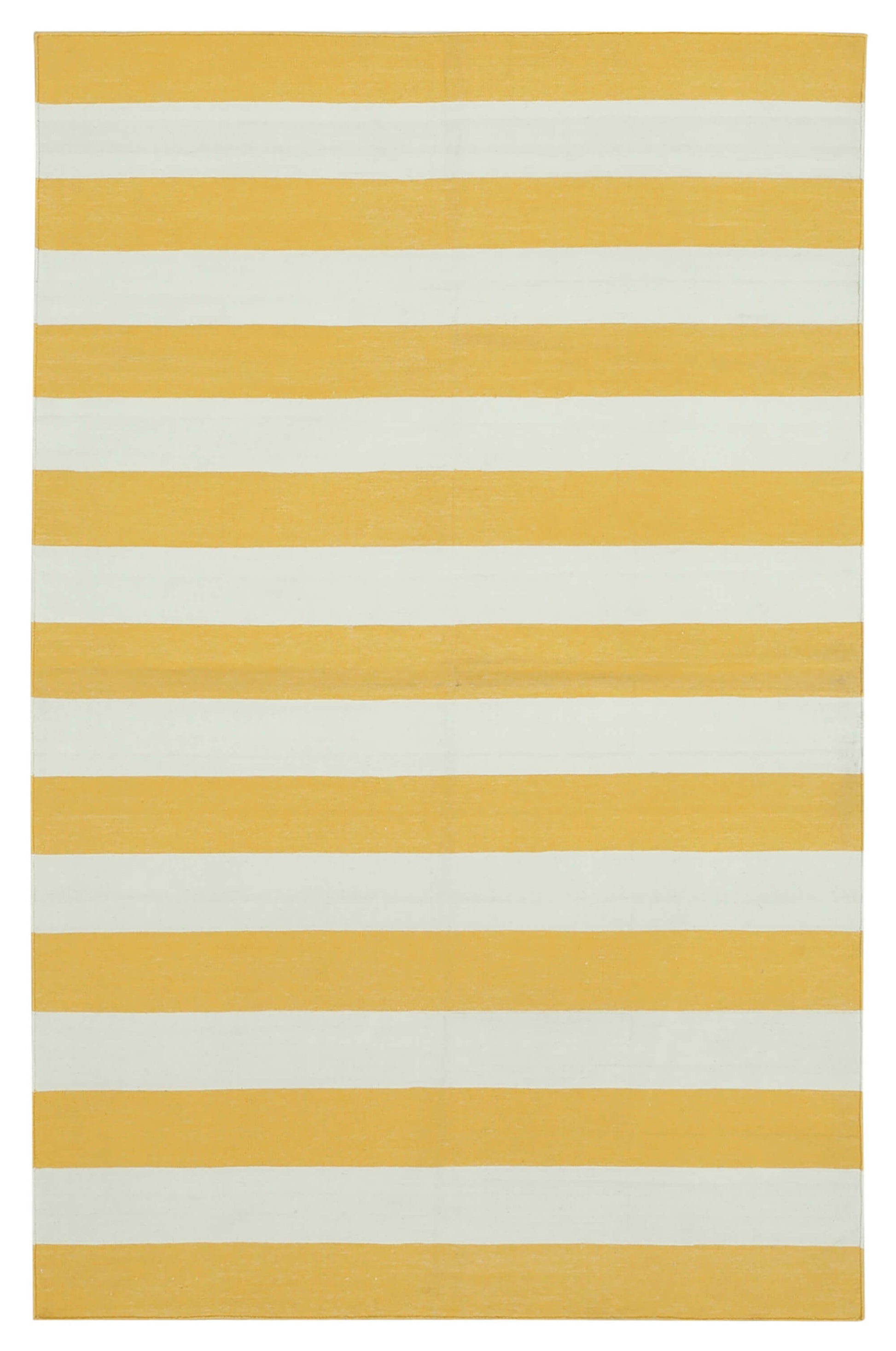 3x5 Yellow Dhurrie Rug - 32562