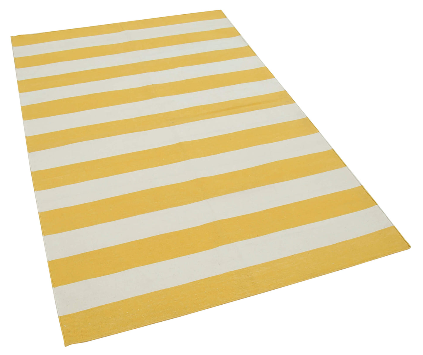 3x5 Yellow Dhurrie Rug - 32562