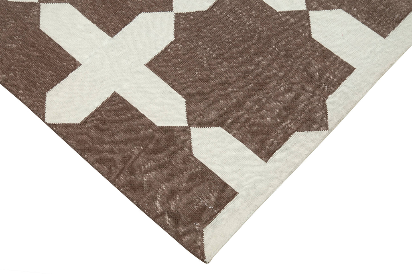 4x6 Brown Dhurrie Rug - 32563