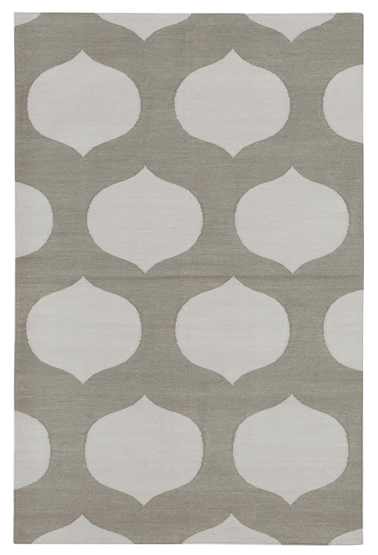 3x5 Grey Dhurrie Rug - 32569