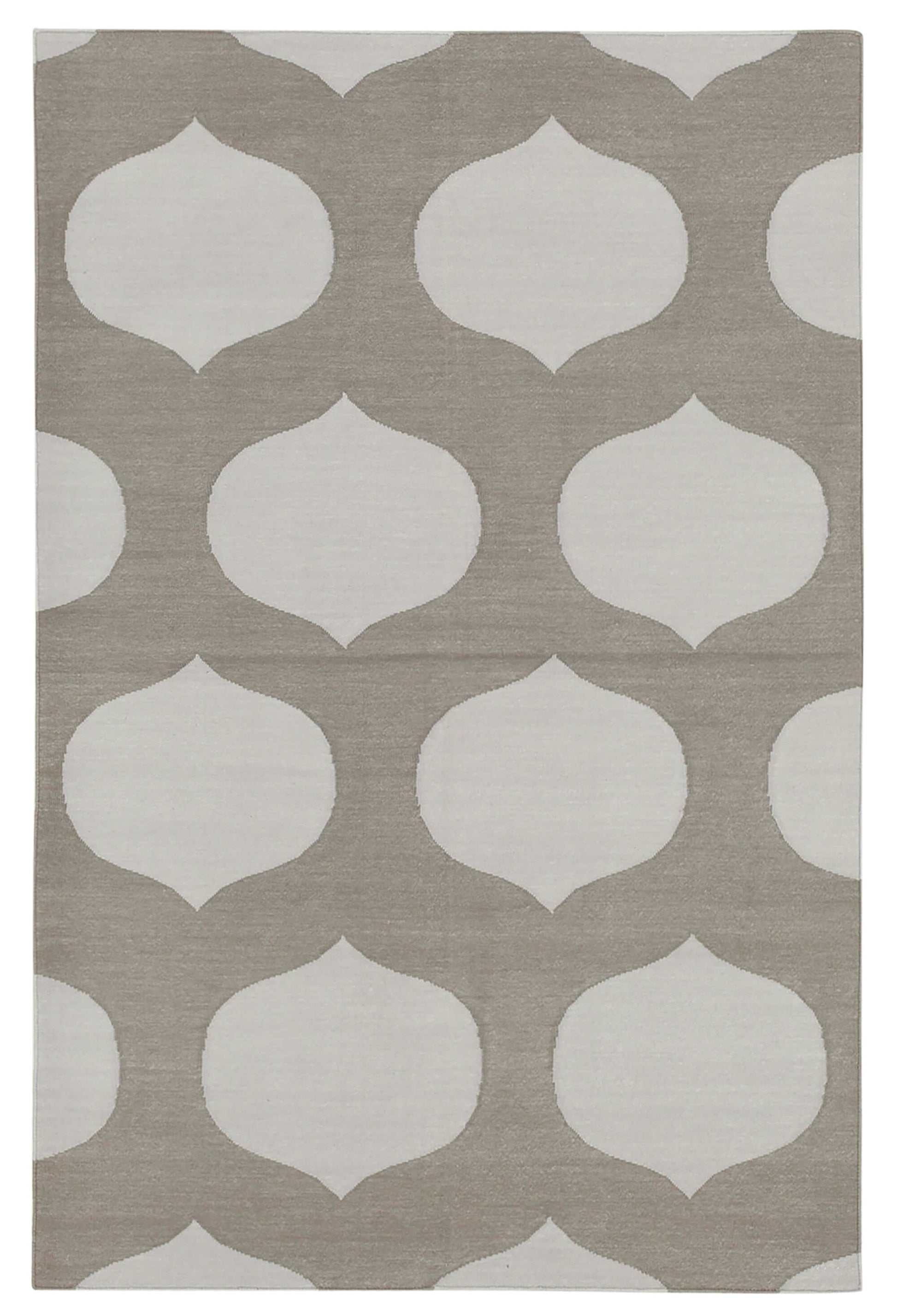 3x5 Grey Dhurrie Rug - 32569