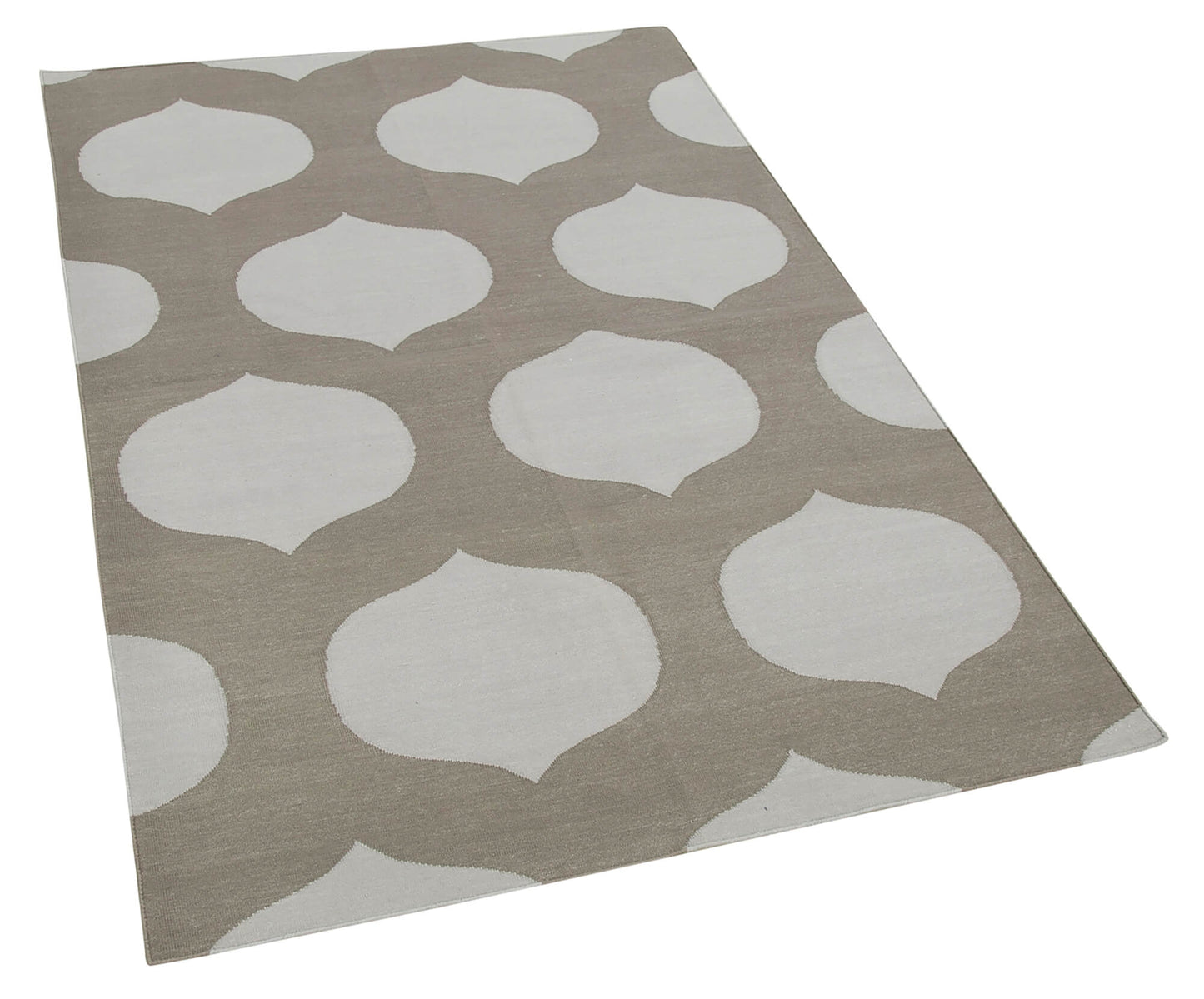 3x5 Grey Dhurrie Rug - 32569