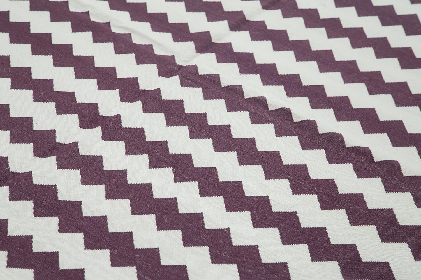 8x10 Purple Dhurrie Rug - 32574