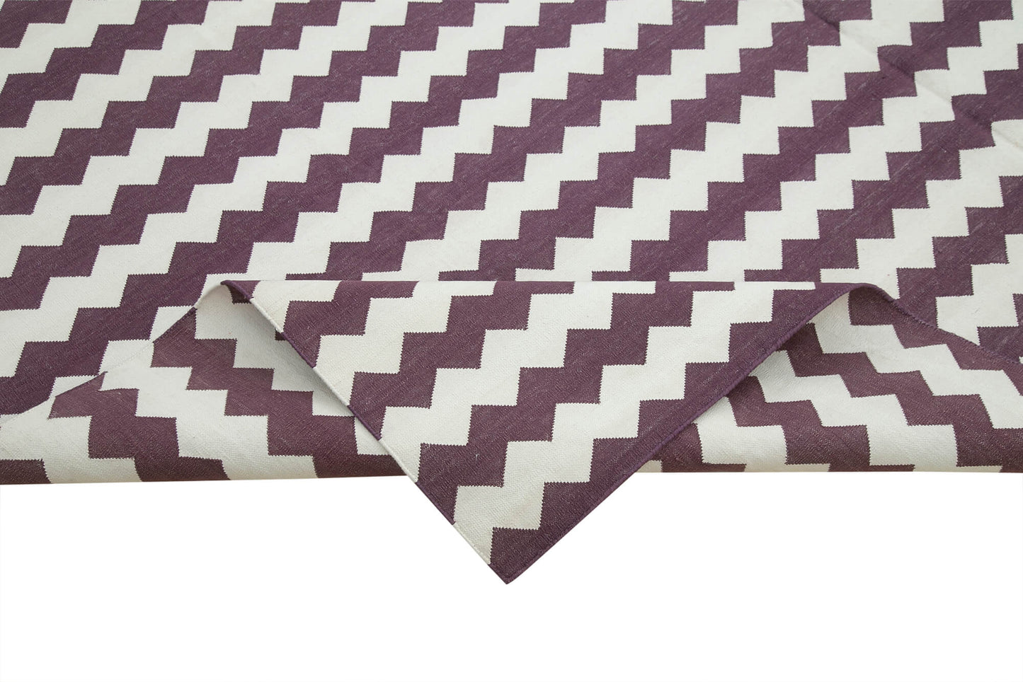 8x10 Purple Dhurrie Rug - 32574