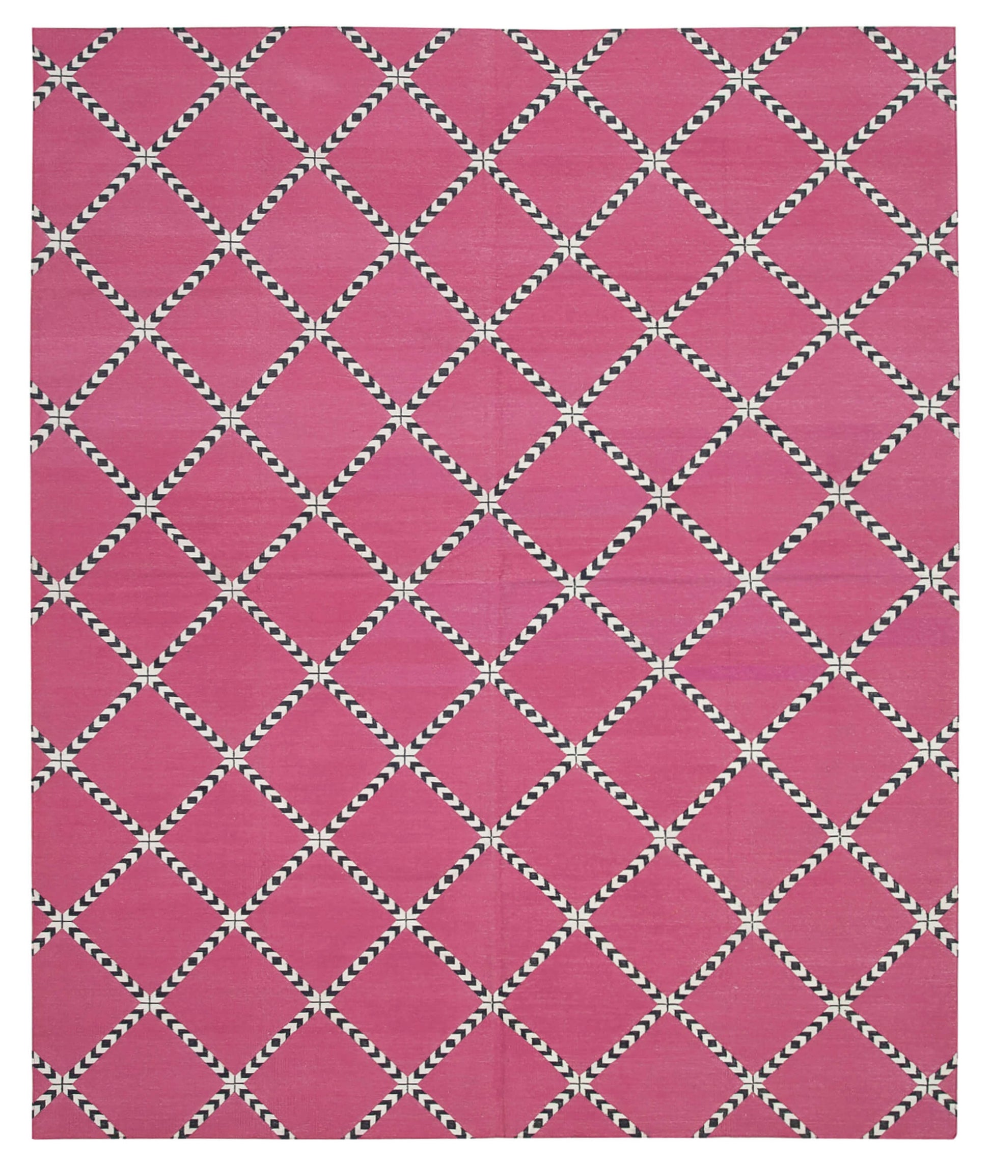 8x10 Pink Dhurrie Rug - 32577