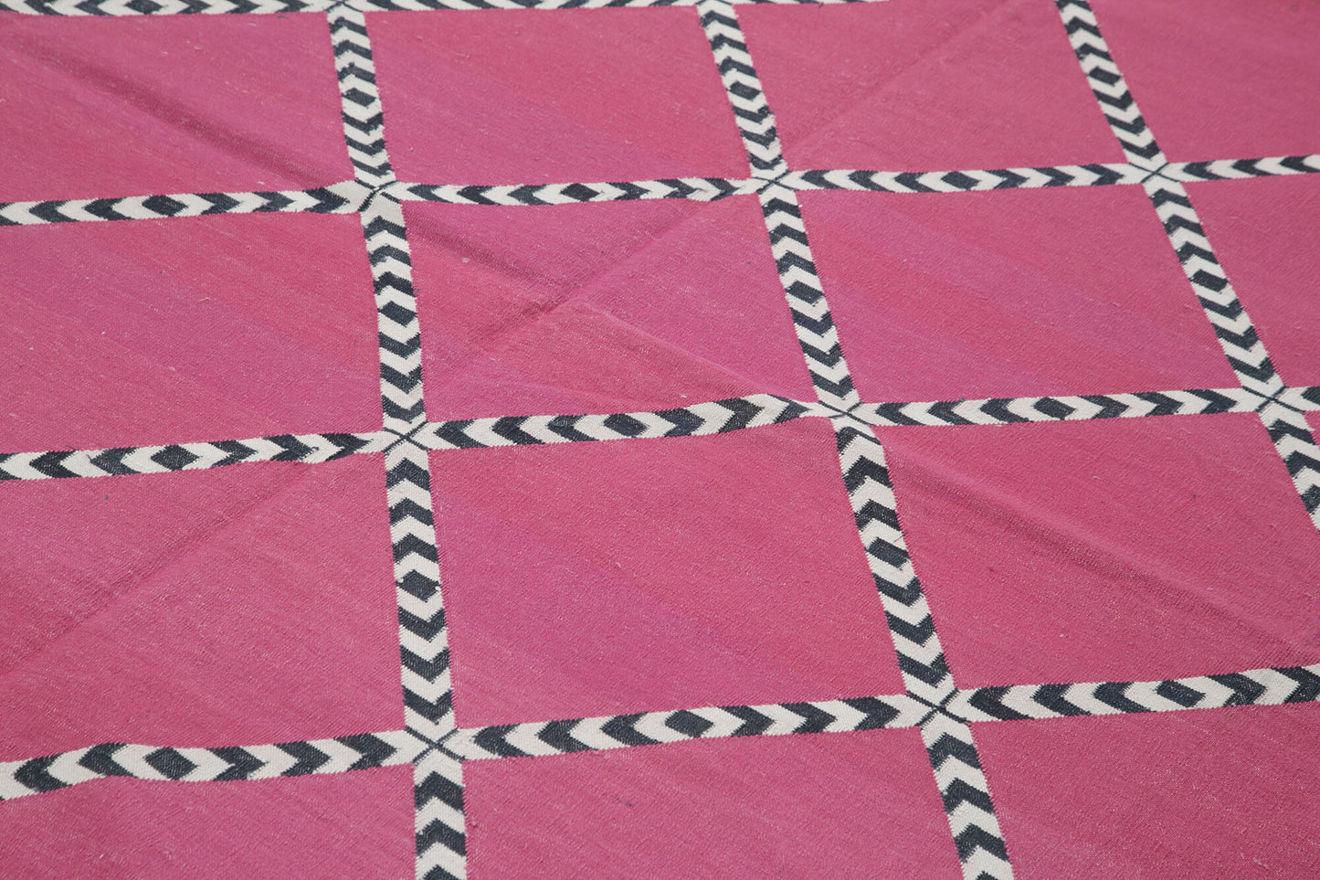 8x10 Pink Dhurrie Rug - 32577