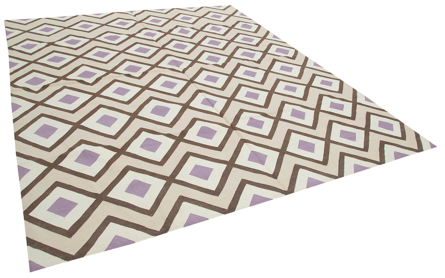 8x10 Beige Dhurrie Rug - 32578