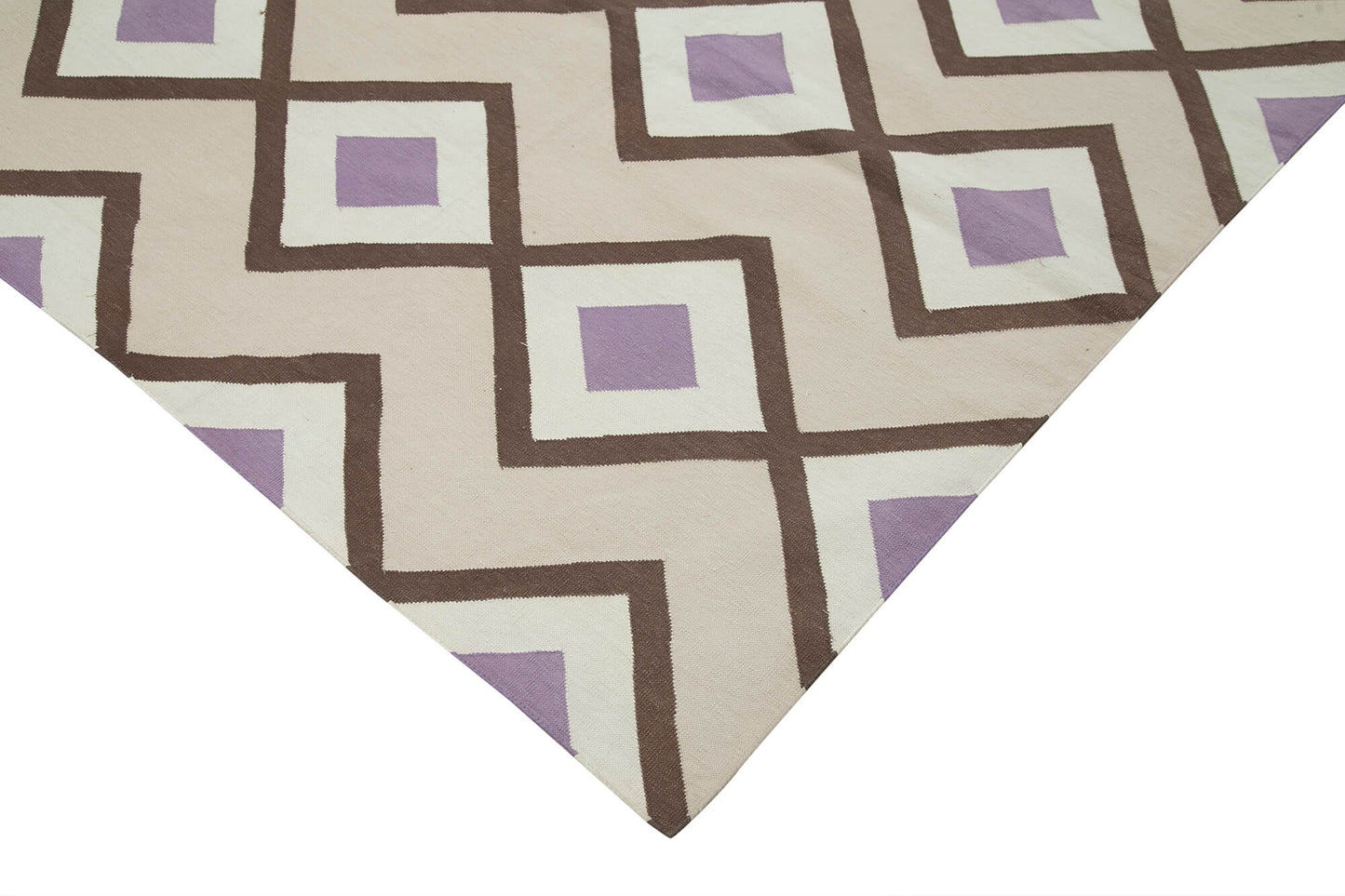 8x10 Beige Dhurrie Rug - 32578