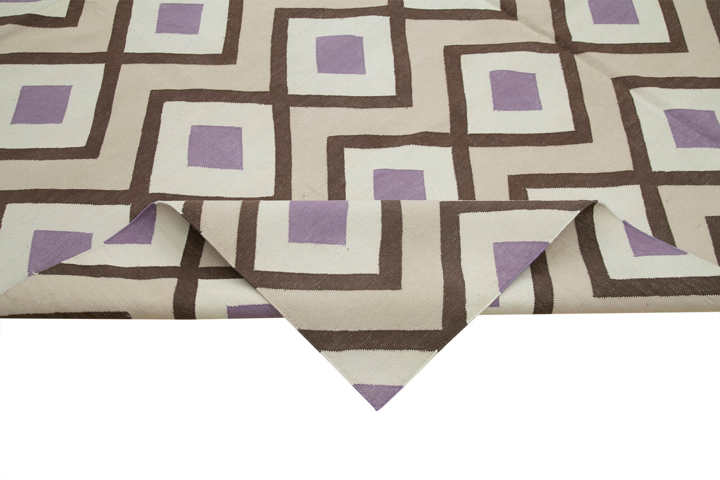 8x10 Beige Dhurrie Rug - 32578