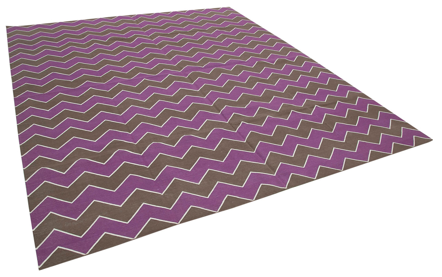 8x10 Purple Dhurrie Rug - 32579