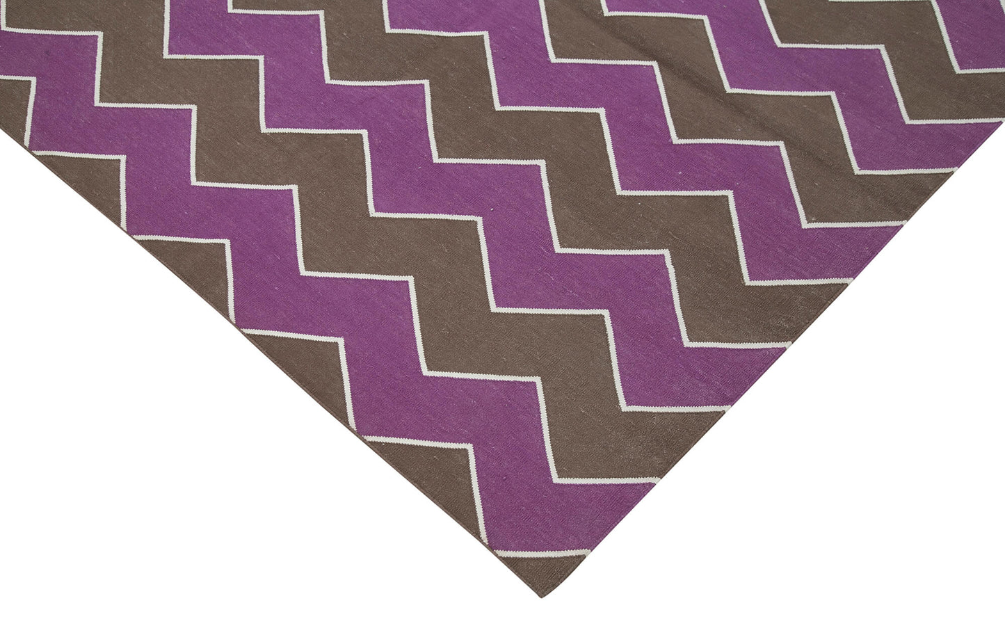 8x10 Purple Dhurrie Rug - 32579