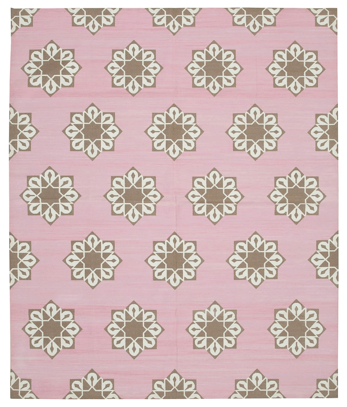 8x10 Pink Dhurrie Rug - 32580