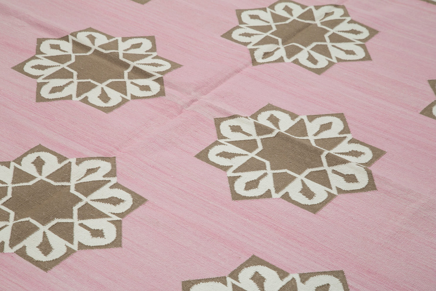 8x10 Pink Dhurrie Rug - 32580