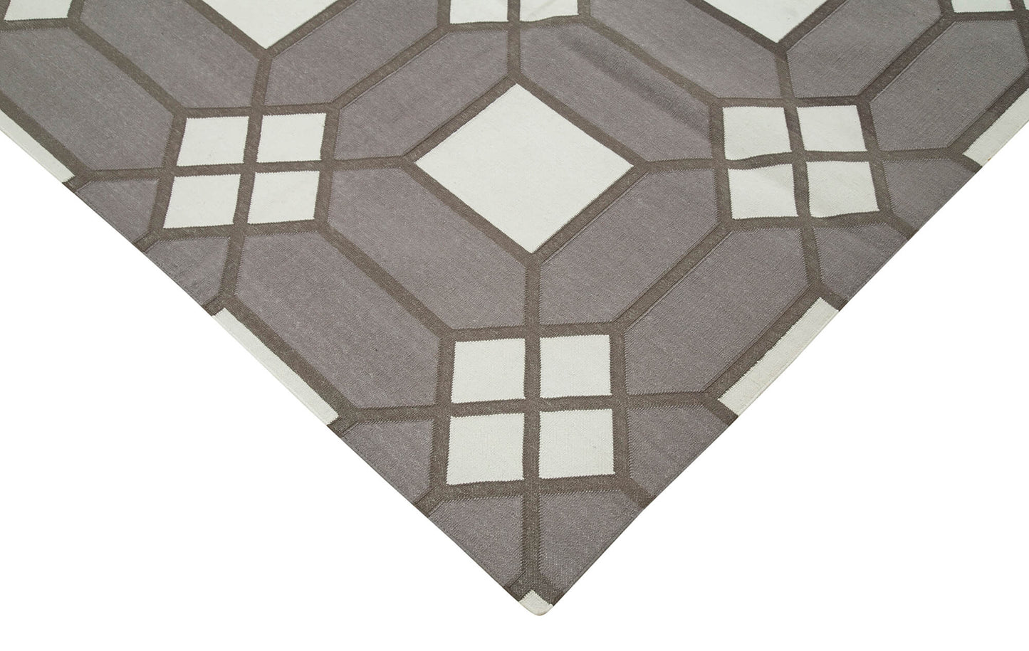 8x10 Brown Dhurrie Rug - 32581