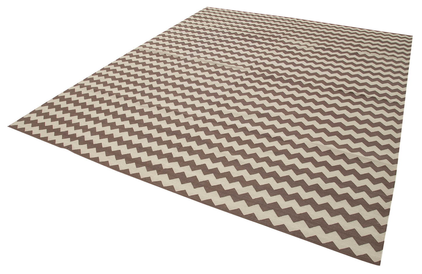 8x10 Brown Dhurrie Rug - 32582