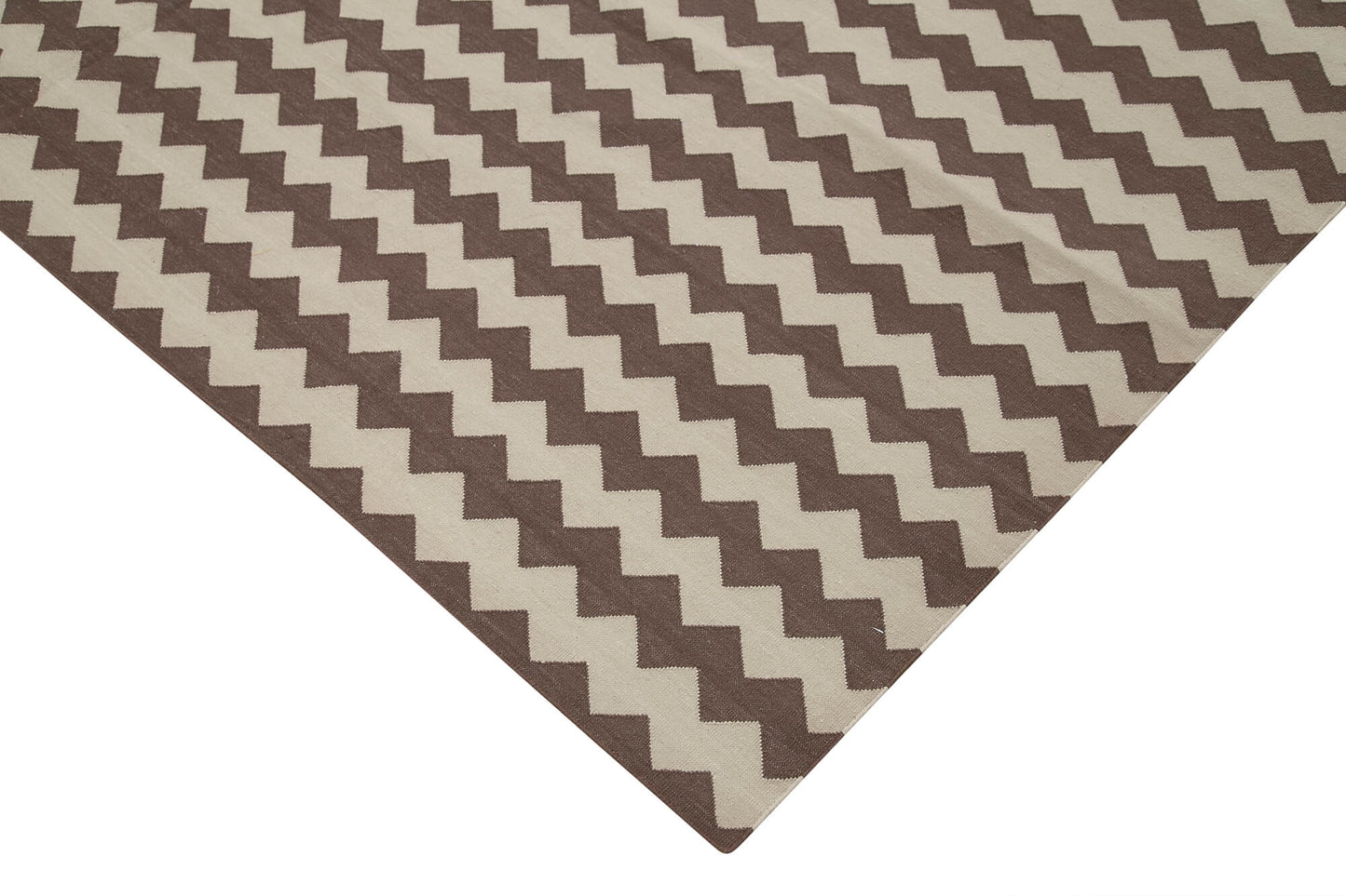 8x10 Brown Dhurrie Rug - 32582