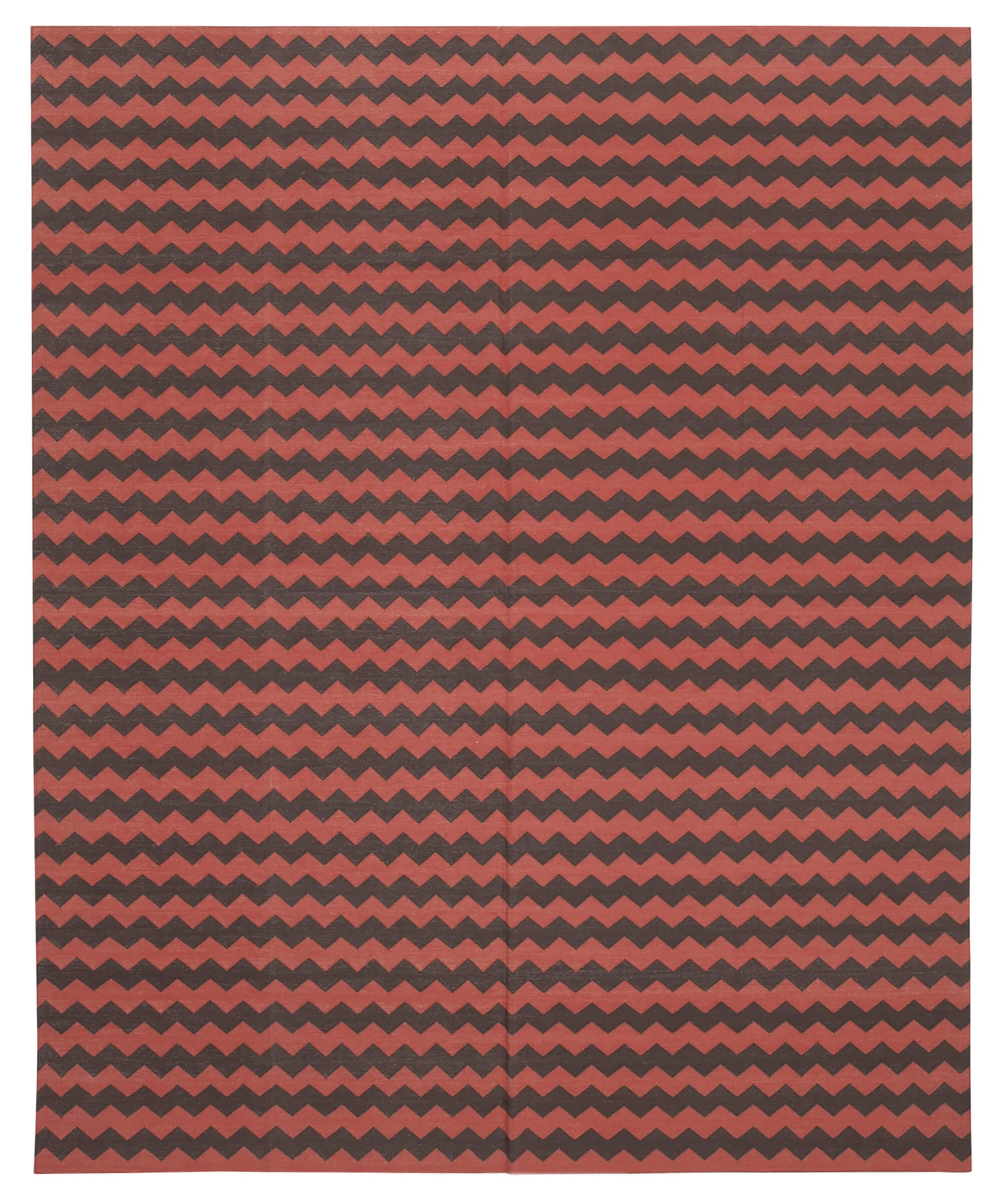 8x10 Brown Dhurrie Rug - 32594