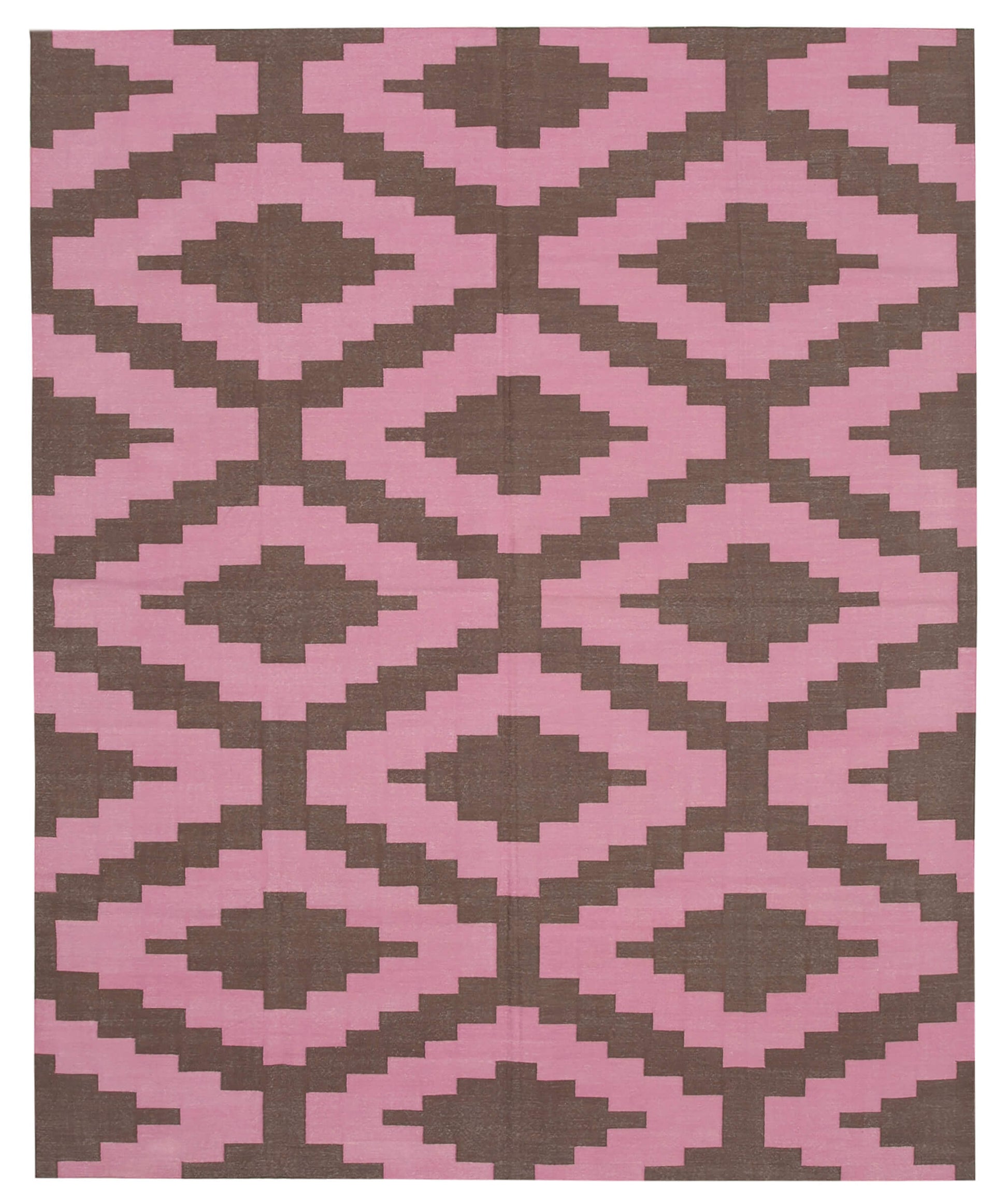 8x10 Pink Dhurrie Rug - 32595