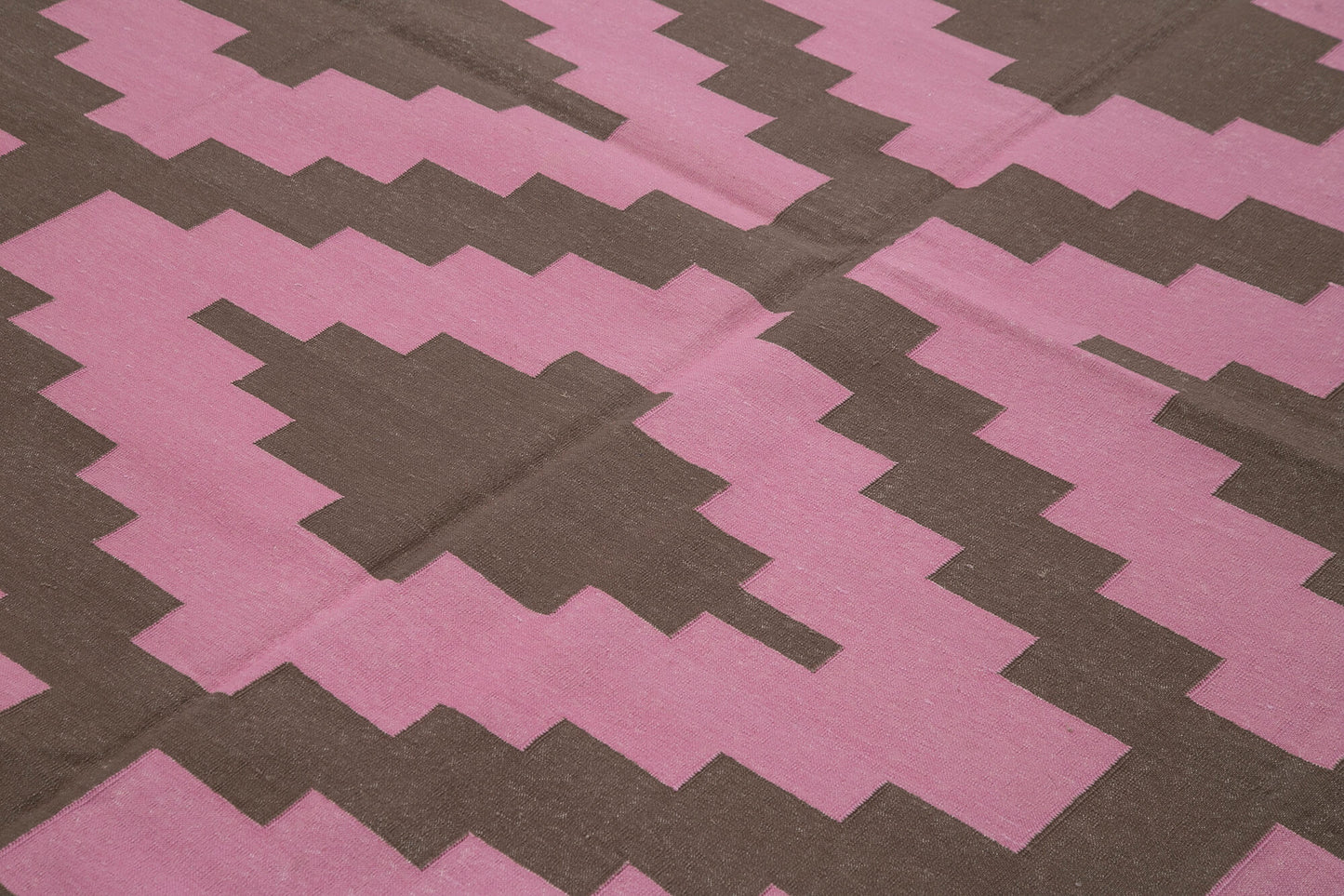 8x10 Pink Dhurrie Rug - 32595