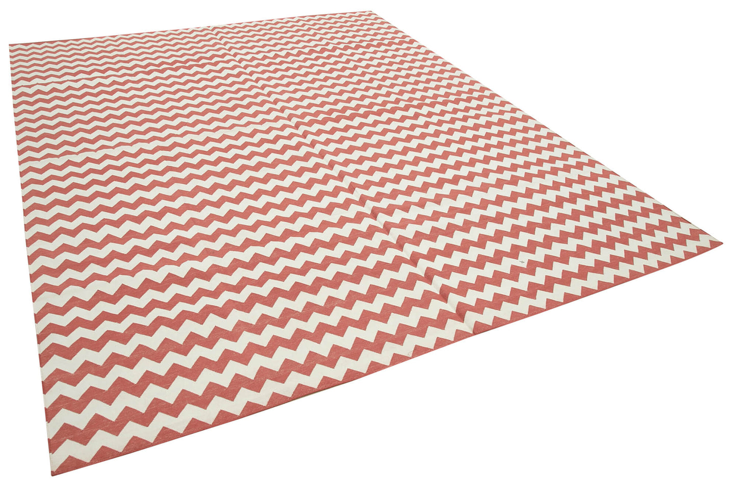 8x10 Red Dhurrie Rug - 32596